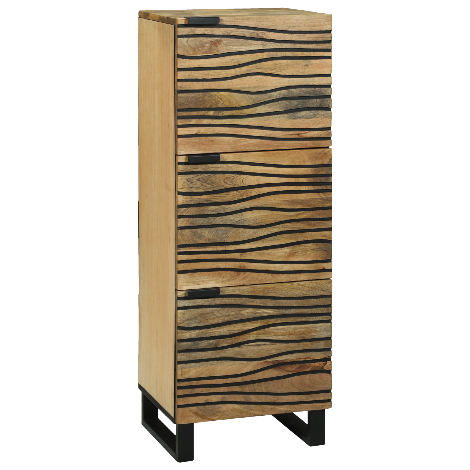 Highboard 40×33,5×110 cm Massief Mangohout