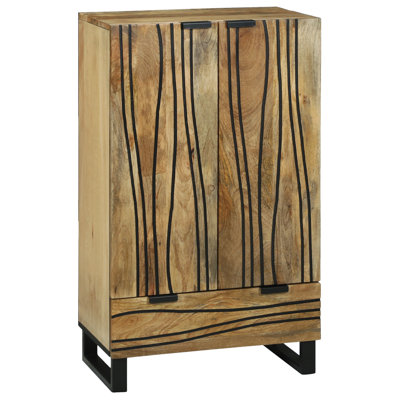 Highboard 60x33.5x100 cm Solid Wood Mango