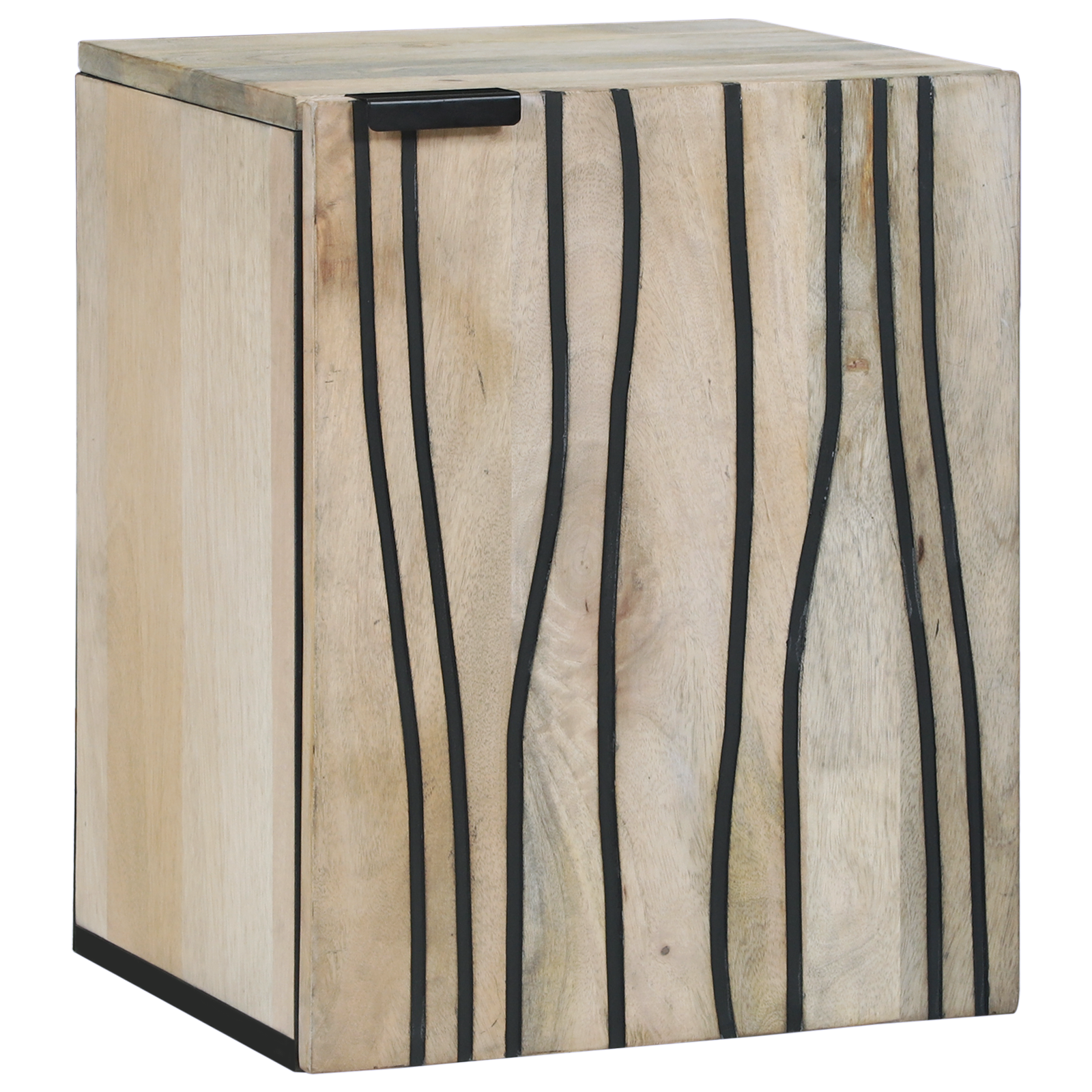 Thumbnail - vidaXL Spülenschrank mit Regal mit Speicher mit Tür Braun 38 x 33,5 x 48 cm