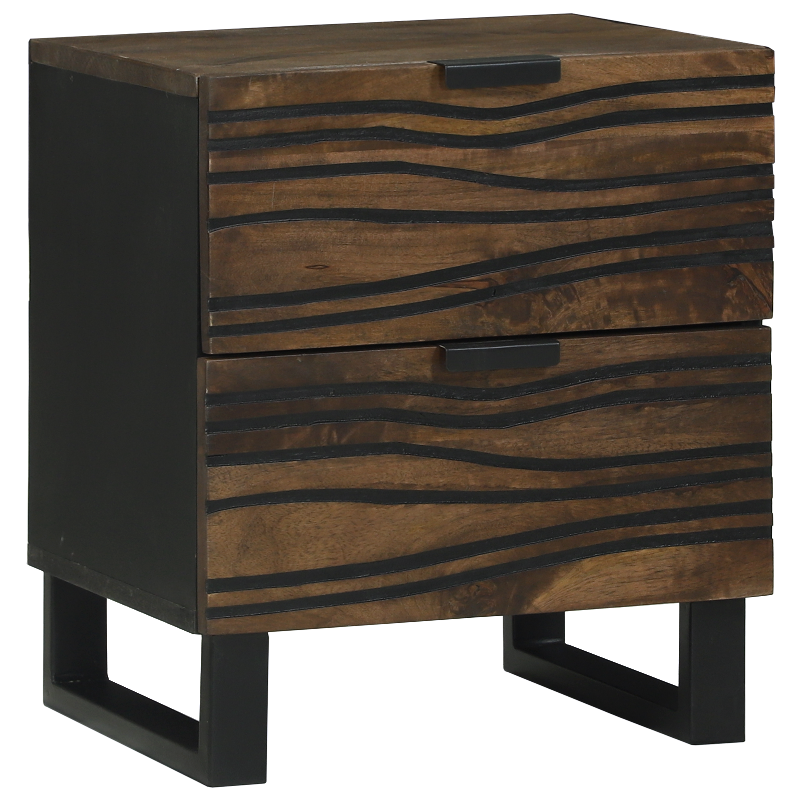 Bedside Cabinets 2 pcs 40x33.5x46 cm Solid Wood Mango - Image 3