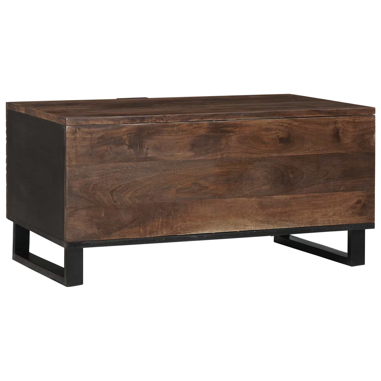 Coffee Table 80x50x40 cm Solid Wood Mango & Engineered Wood - Image 5