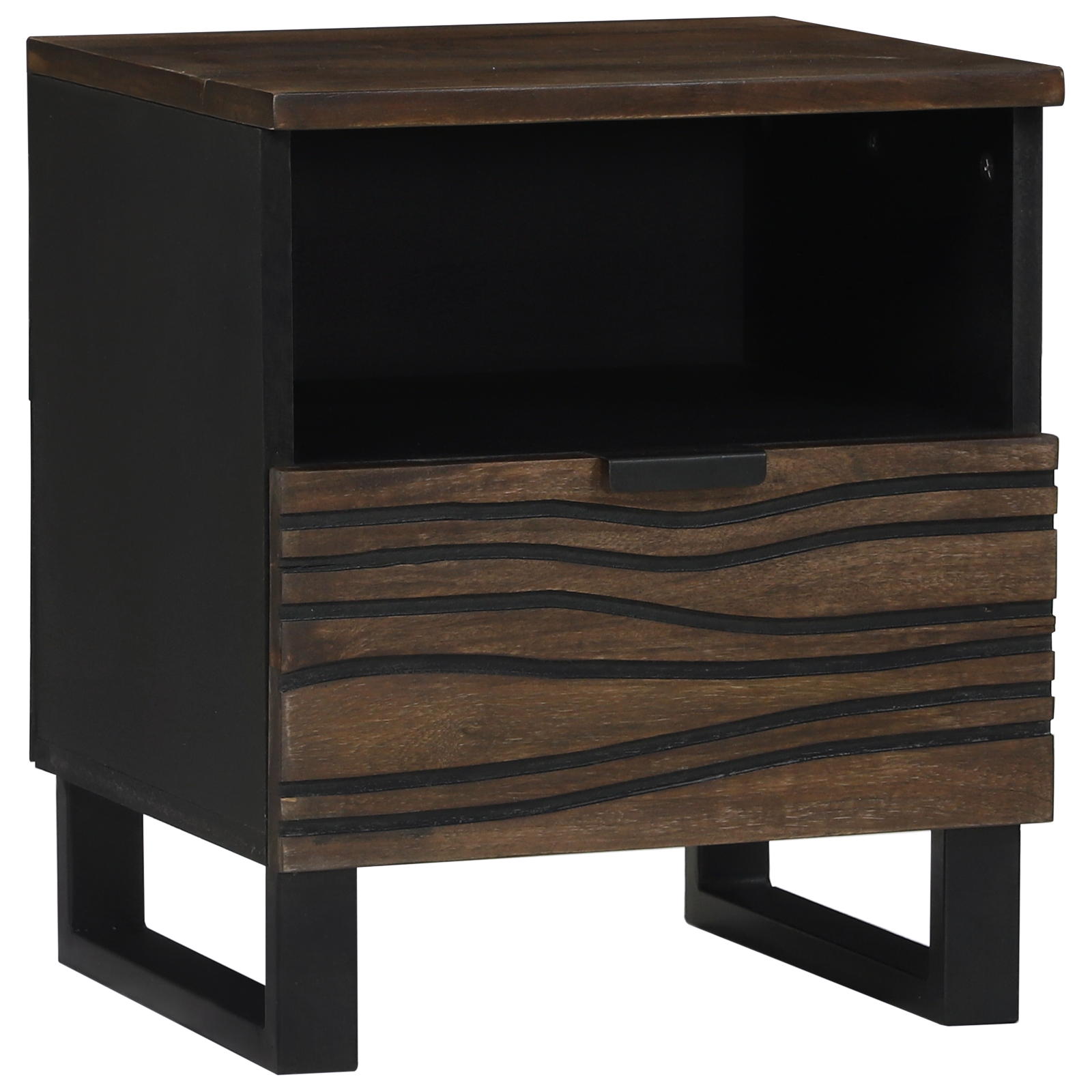 Bedside Cabinets 2 pcs 40x33x46 cm Solid Wood Mango - Image 3