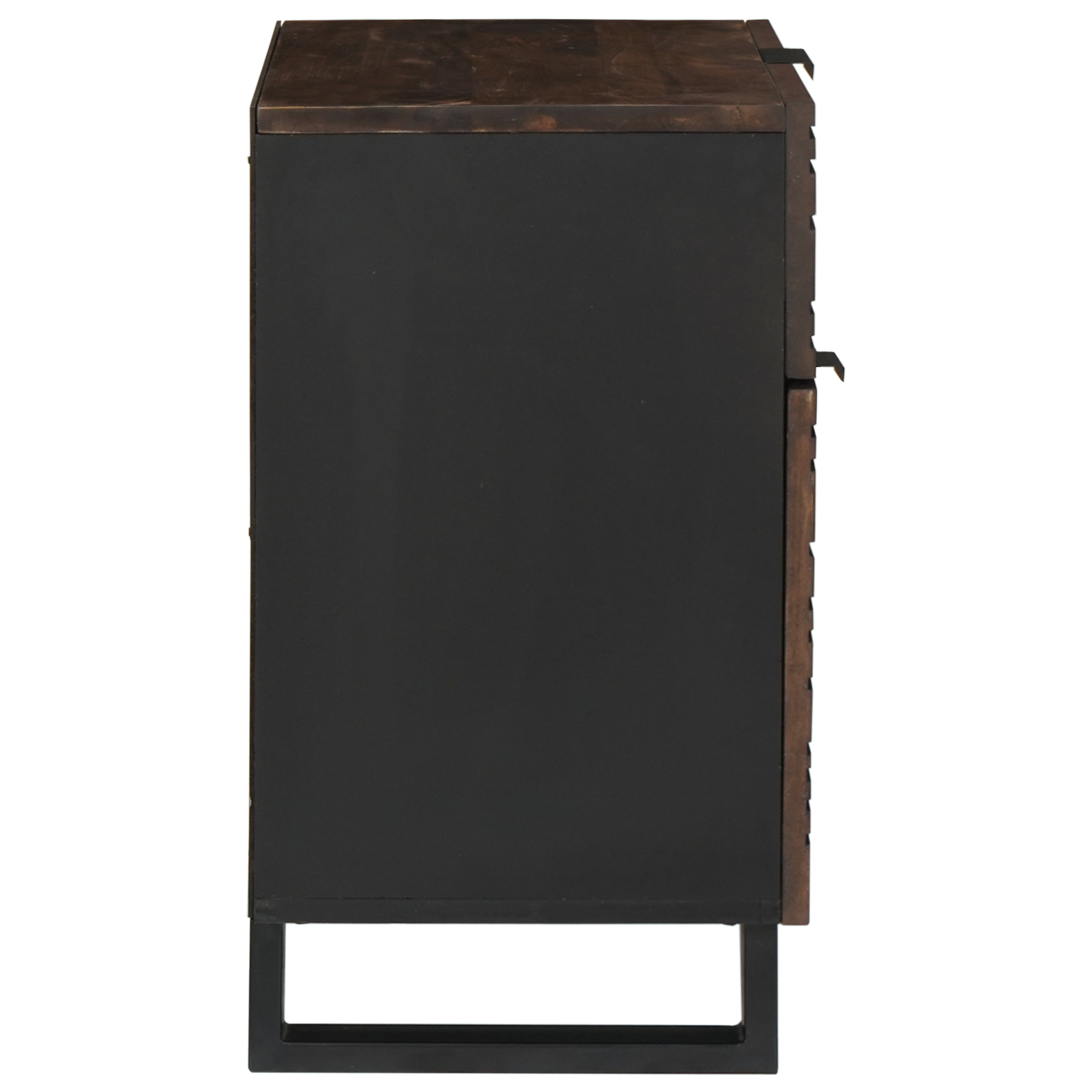 Bedside Cabinet 50x33x60 cm Solid Wood Walnut - Image 4