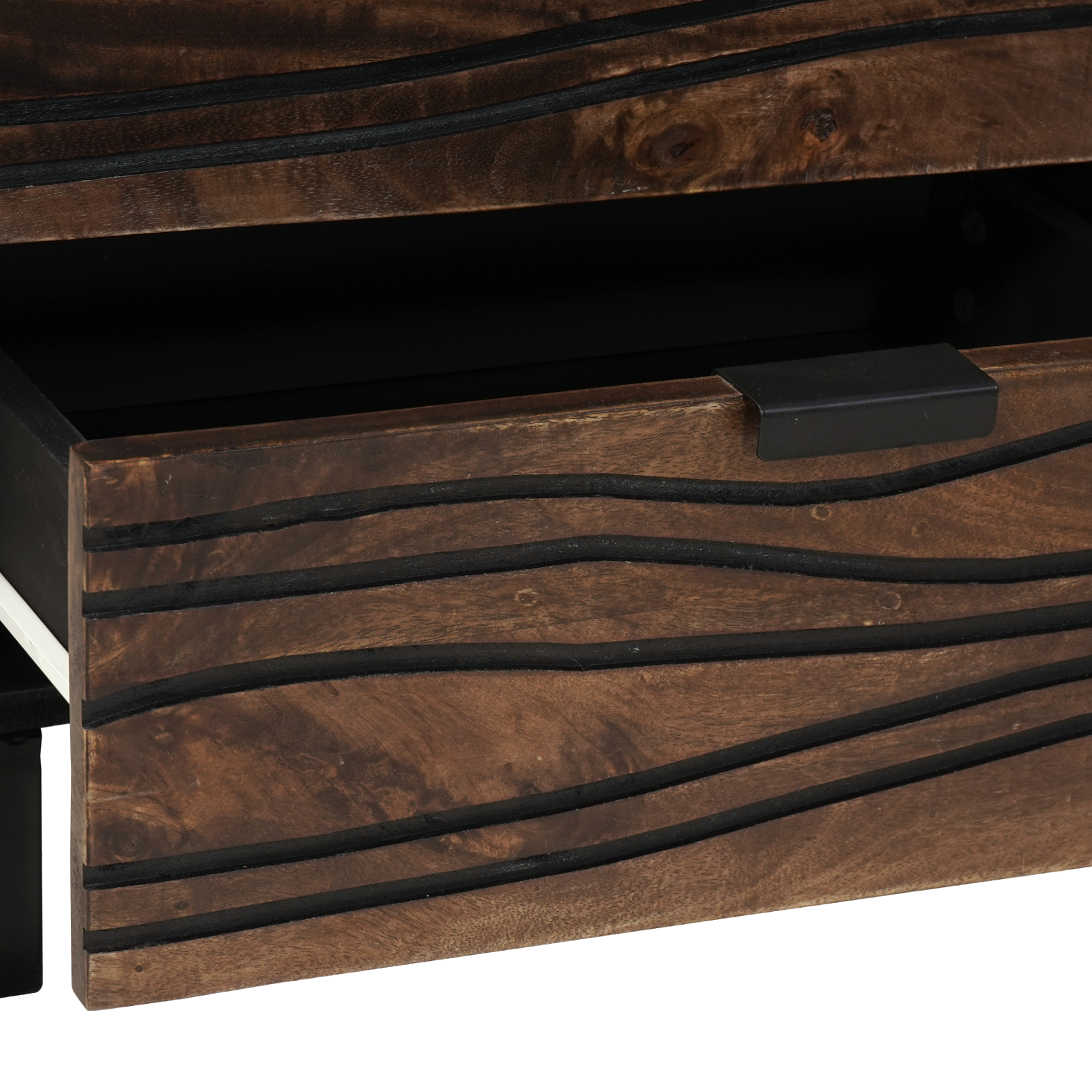 Bedside Cabinet 50x33x60 cm Solid Wood Mango & Engineered Wood - Image 8