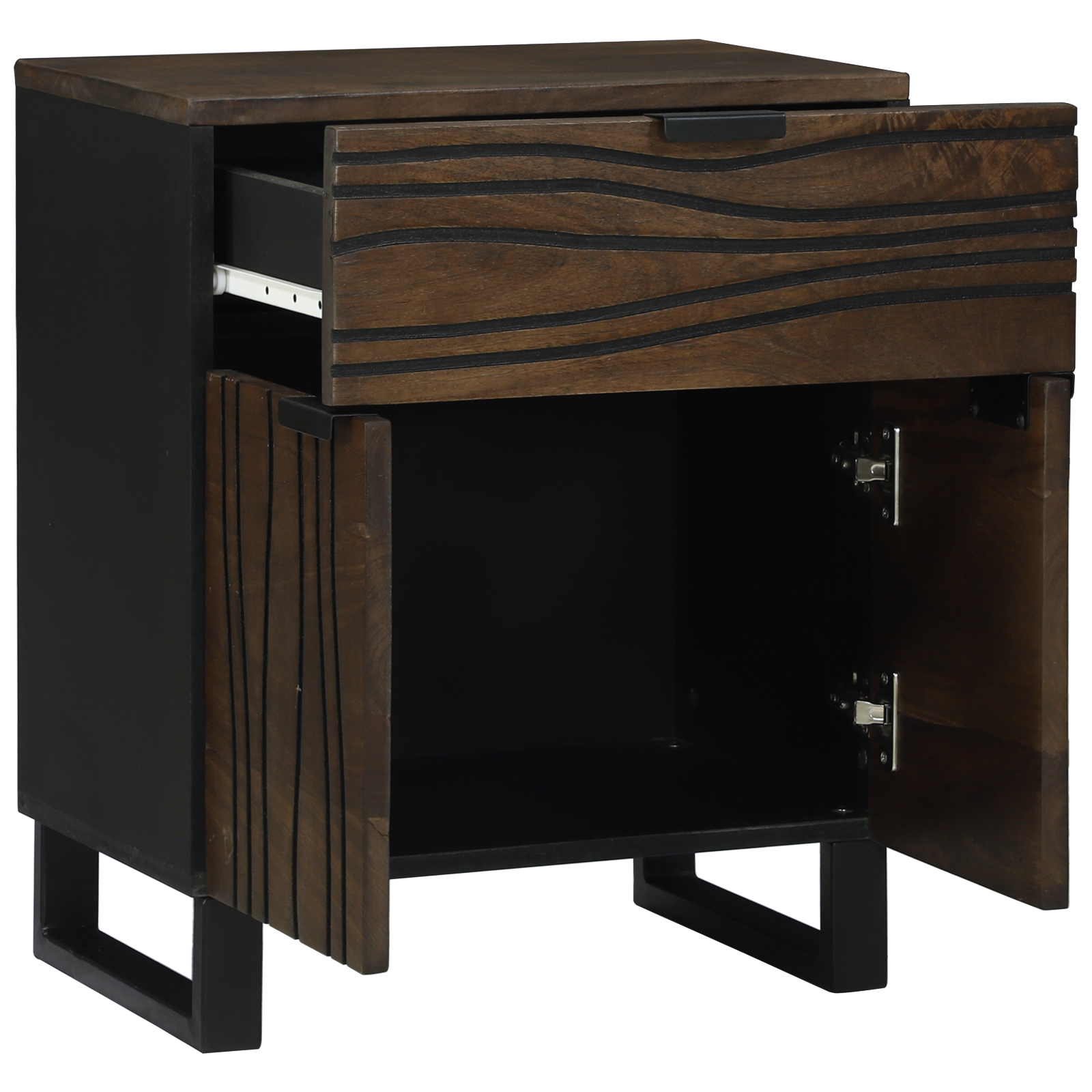 Bedside Cabinet 50x33x60 cm Solid Wood Mango - Image 2
