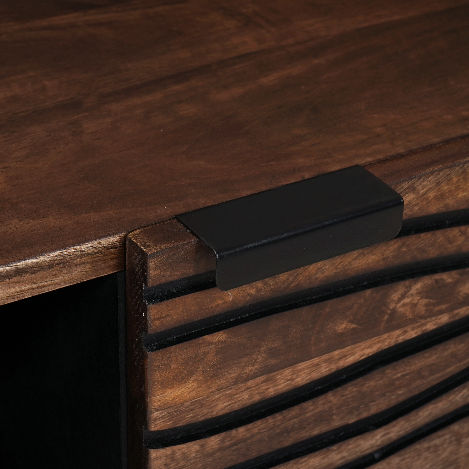 Coffee Table 100x54x40 cm Solid Wood Mengou0026Engineered Wood - Image 7