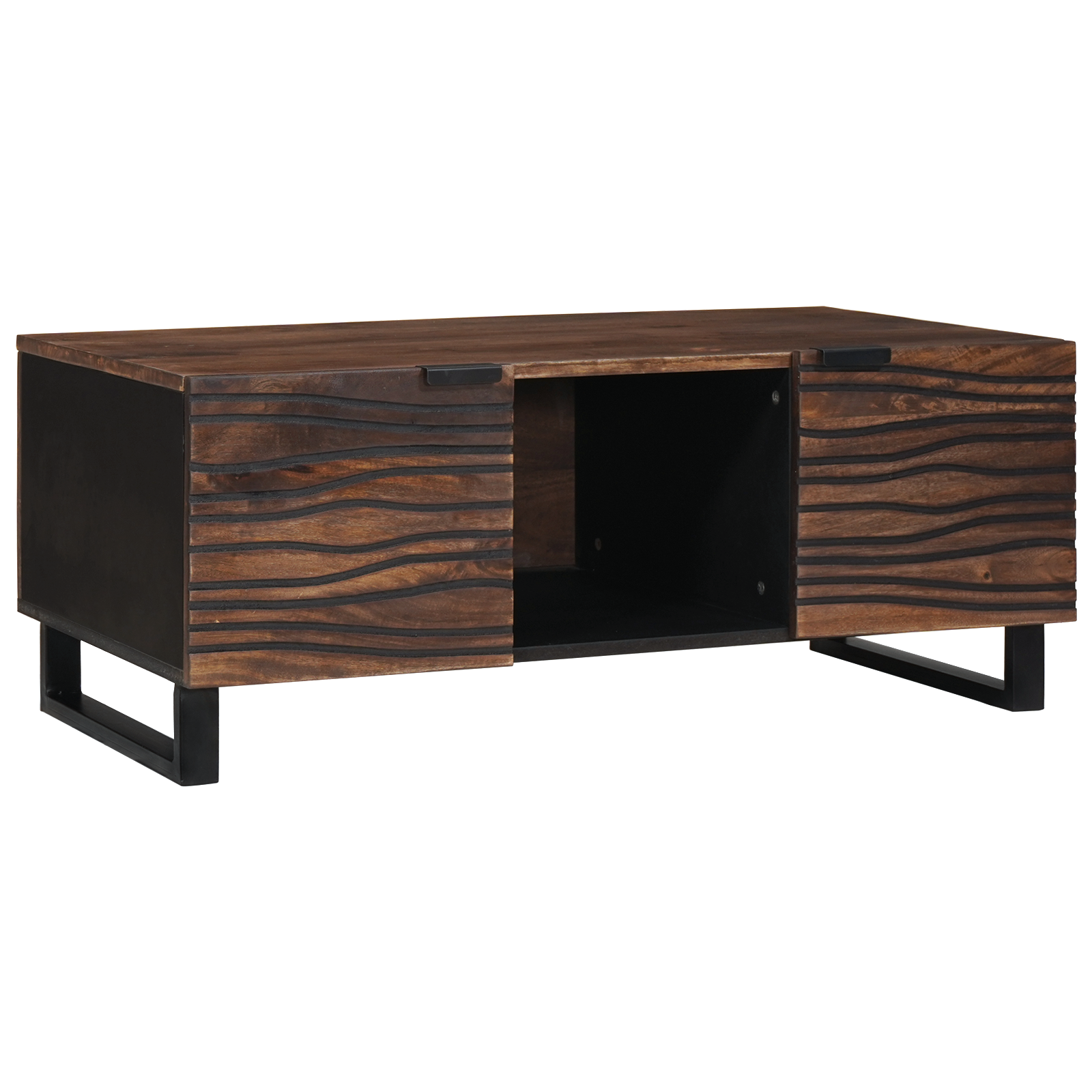 Coffee Table 100x54x40 cm Solid Wood Mengou0026Engineered Wood
