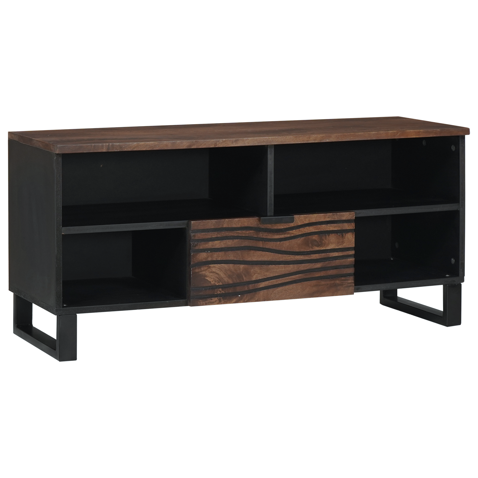 TV Cabinet 100x33.5x46 cm Solid Wood Mango