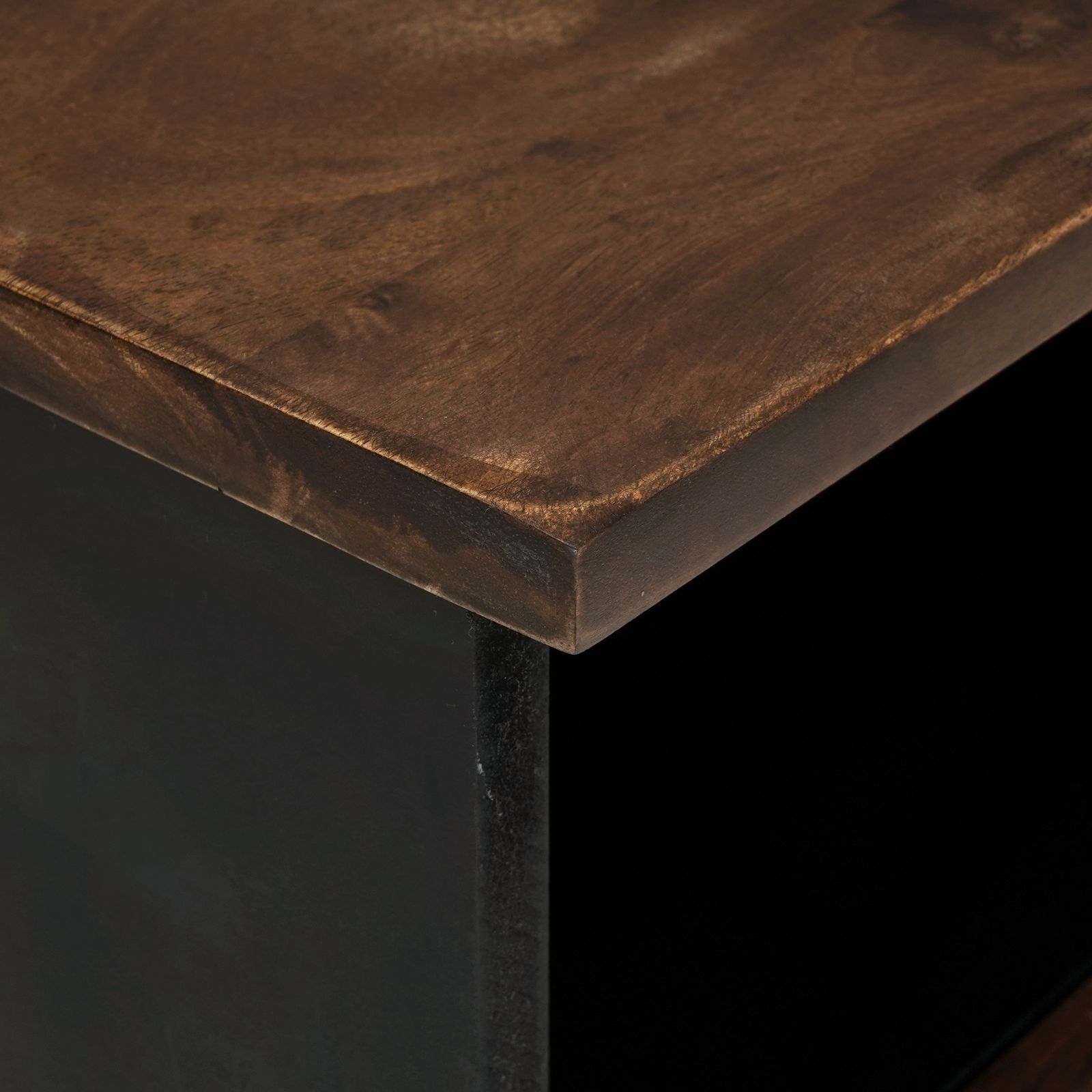 TV Cabinet 80x33.5x46 cm Solid Wood Mangou & Engineered Wood - Image 6