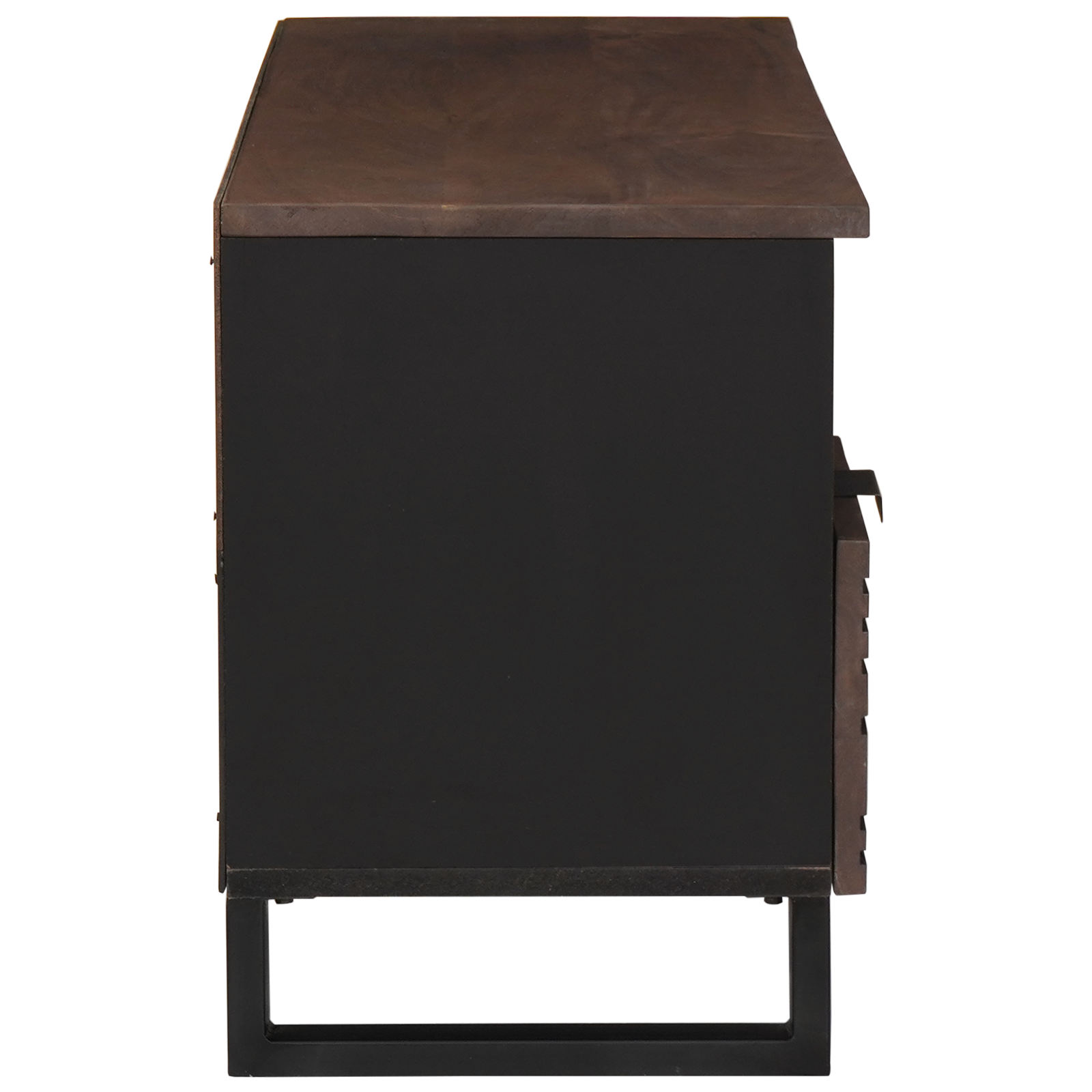 TV Cabinet 100x33.5x46 cm Solid Wood Mangou&Engineered Wood - Image 4