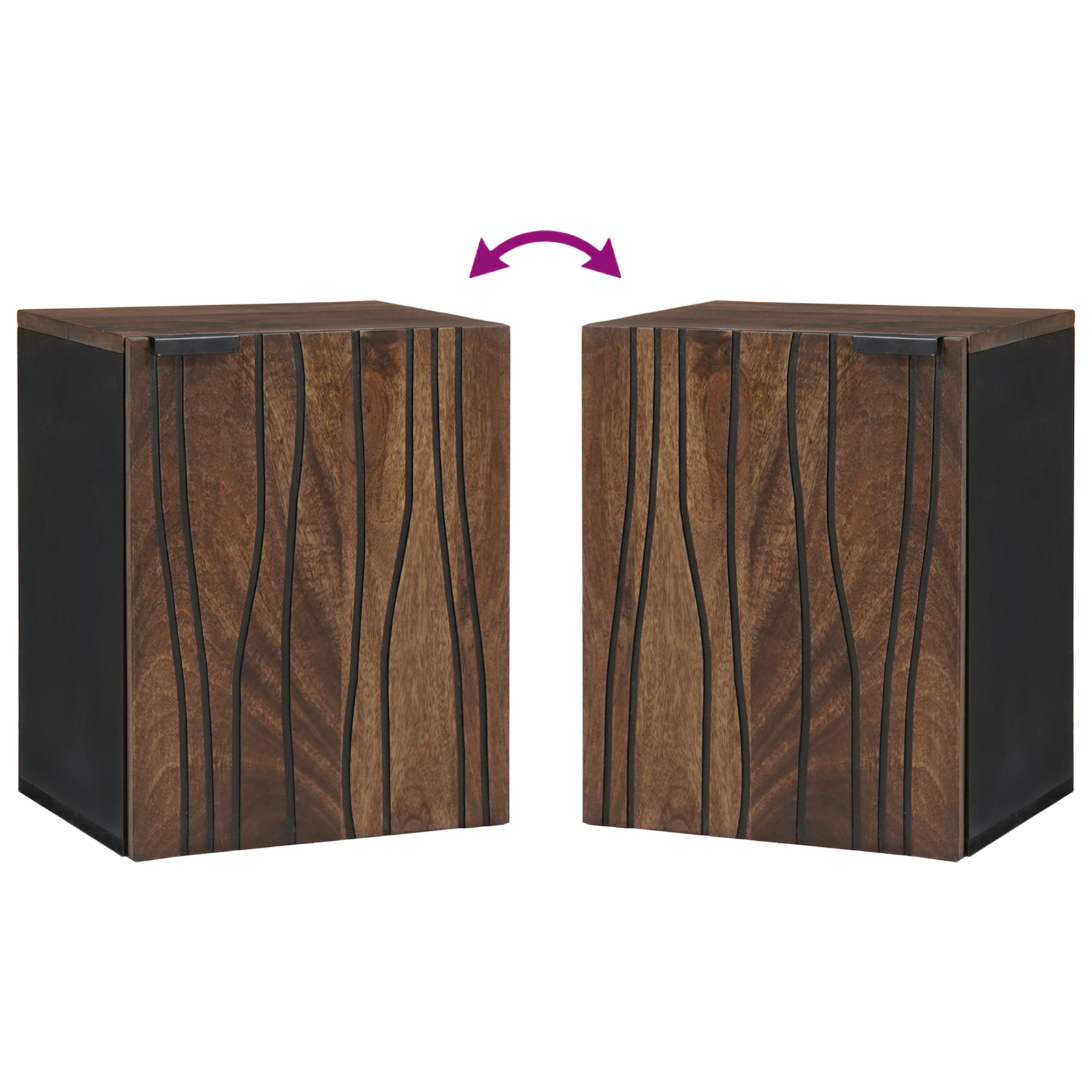 Bathroom Hanging Cabinet 38x33.5x48 cm Solid Wood and Engineered Wood - Image 9