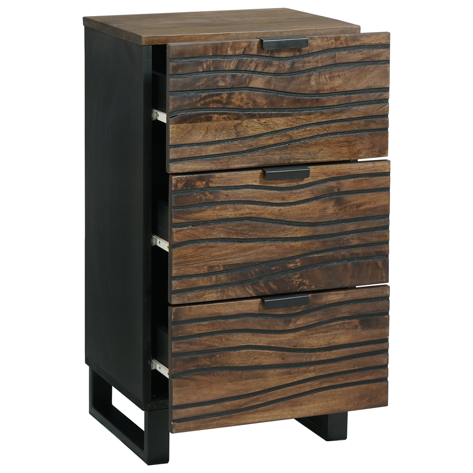 Sideboard 40x33.5x75 cm Solid Mango Wood - Image 2