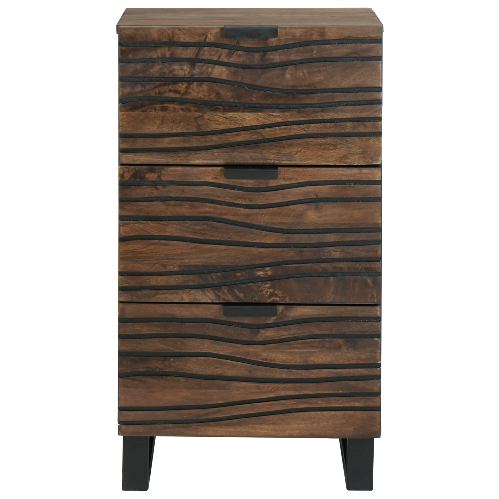 Sideboard 40x33.5x75 cm Solid Mango Wood - Image 3