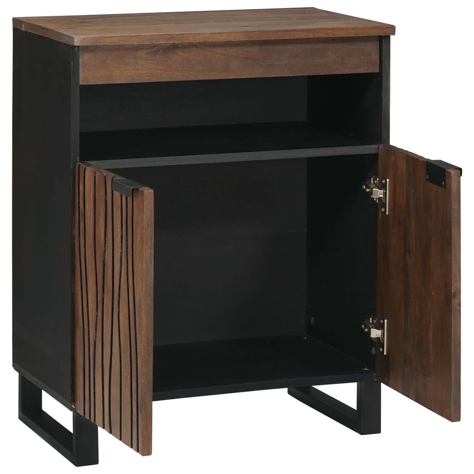 Sideboard 60x33.5x75 cm Solid Wood and Engineered Wood - Image 2