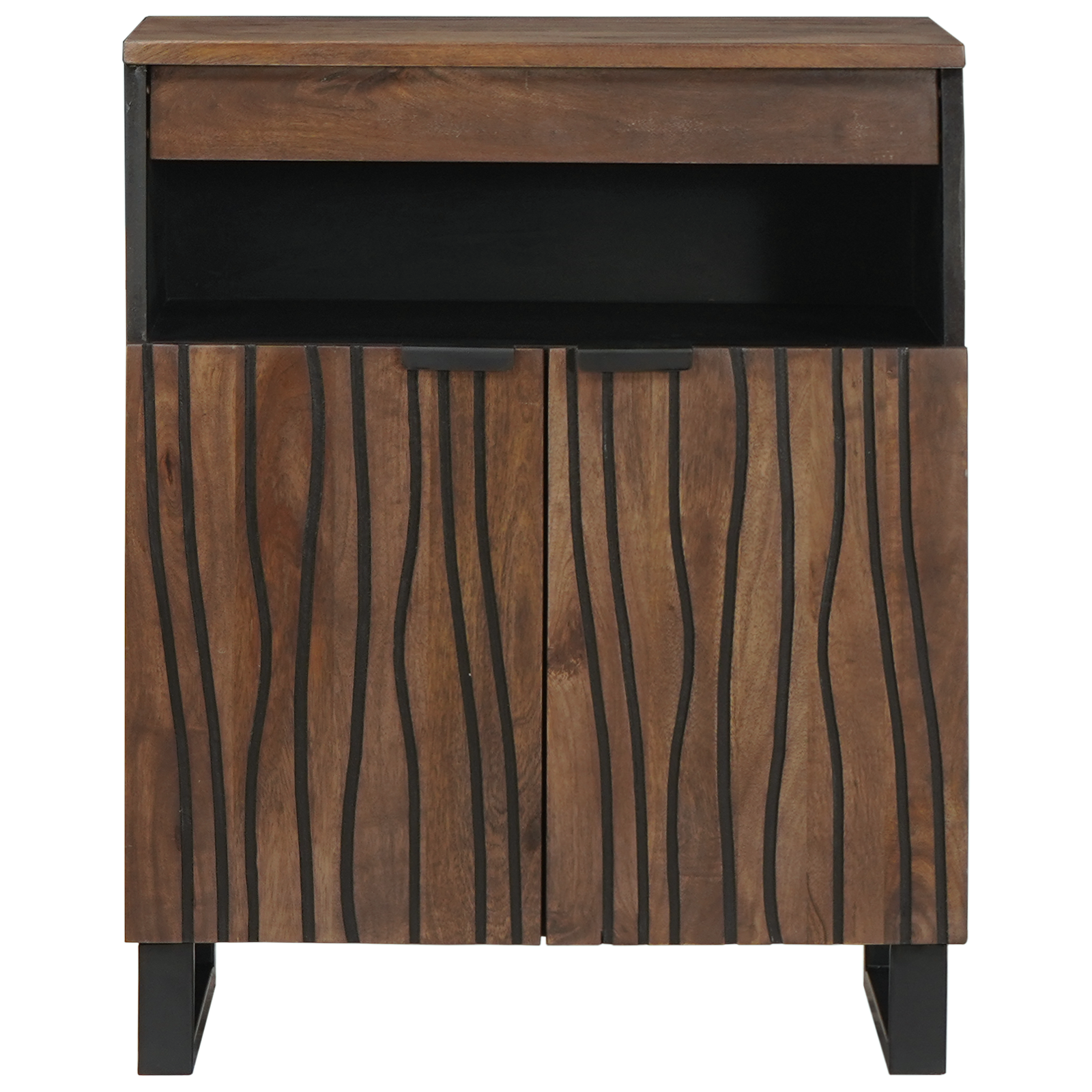 Sideboard 60x33.5x75 cm Solid Wood and Engineered Wood - Image 3