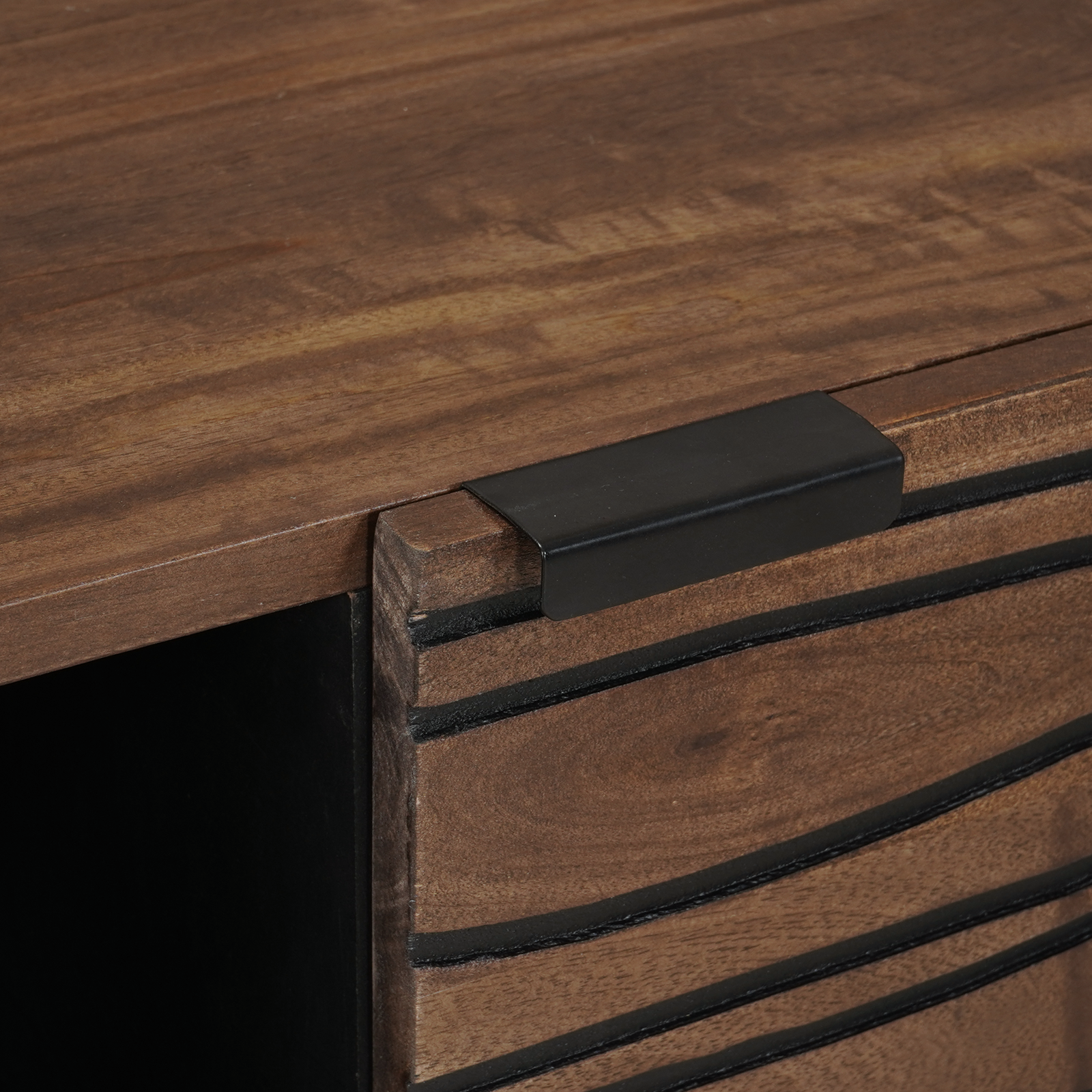 Sideboard 80x33.5x75 cm Solid Wood Mango - Image 8