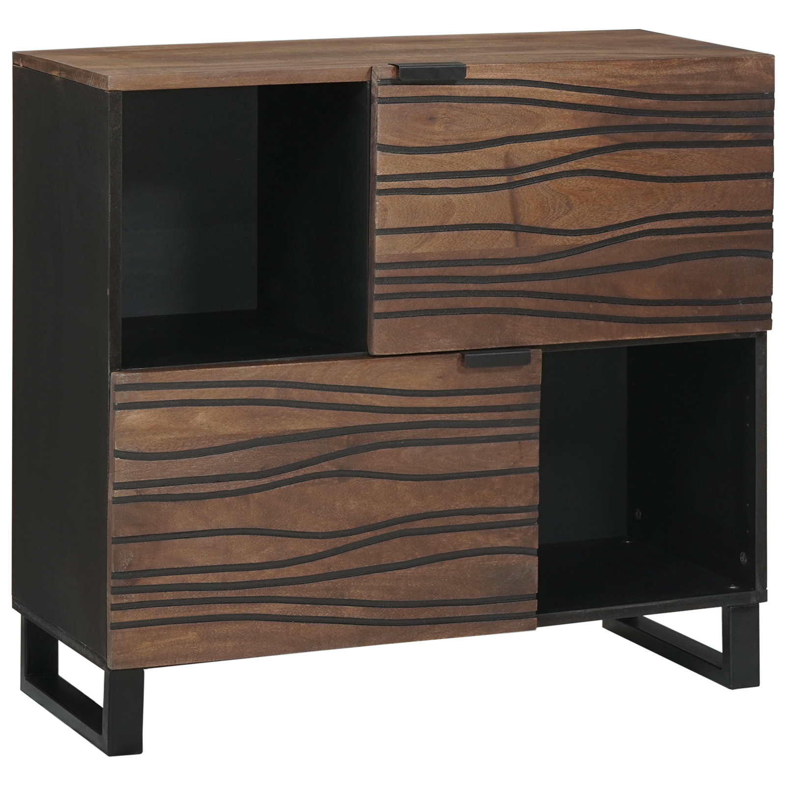 Sideboard 80x33.5x75 cm Solid Wood Mango
