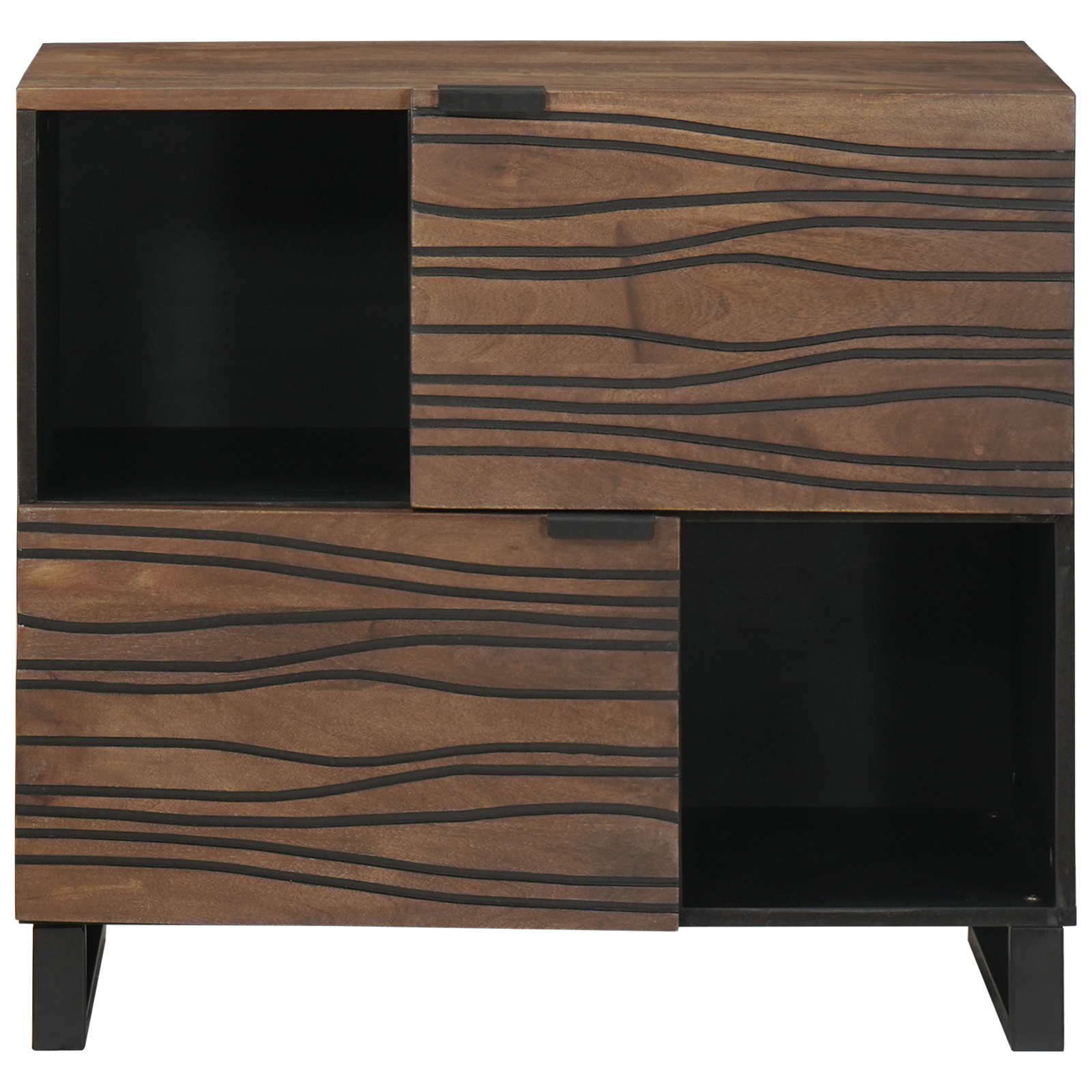 Sideboard 80x33.5x75 cm Solid Wood Mango - Image 3