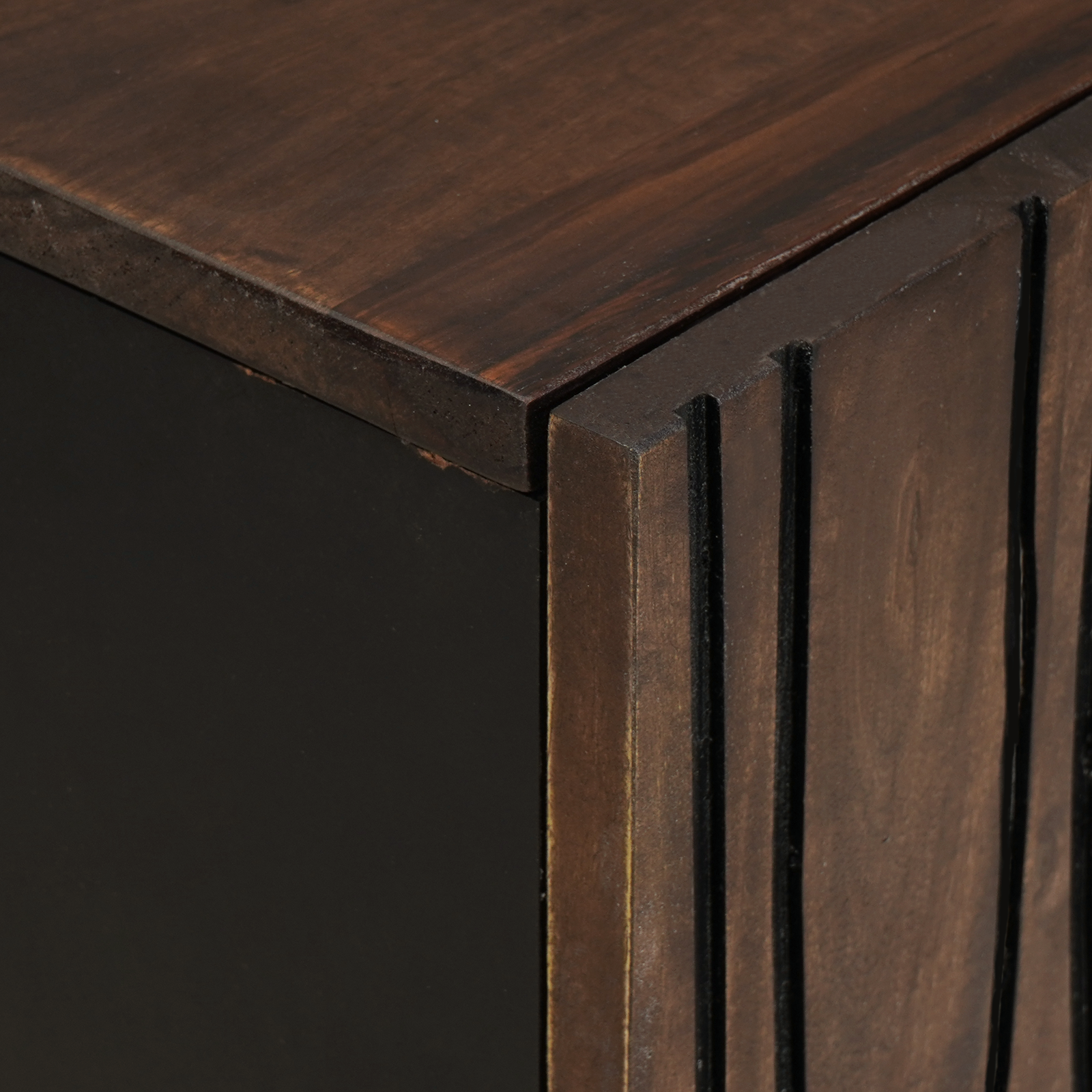 Sideboard 90x33.5x75 cm Solid Wood Mango - Image 8