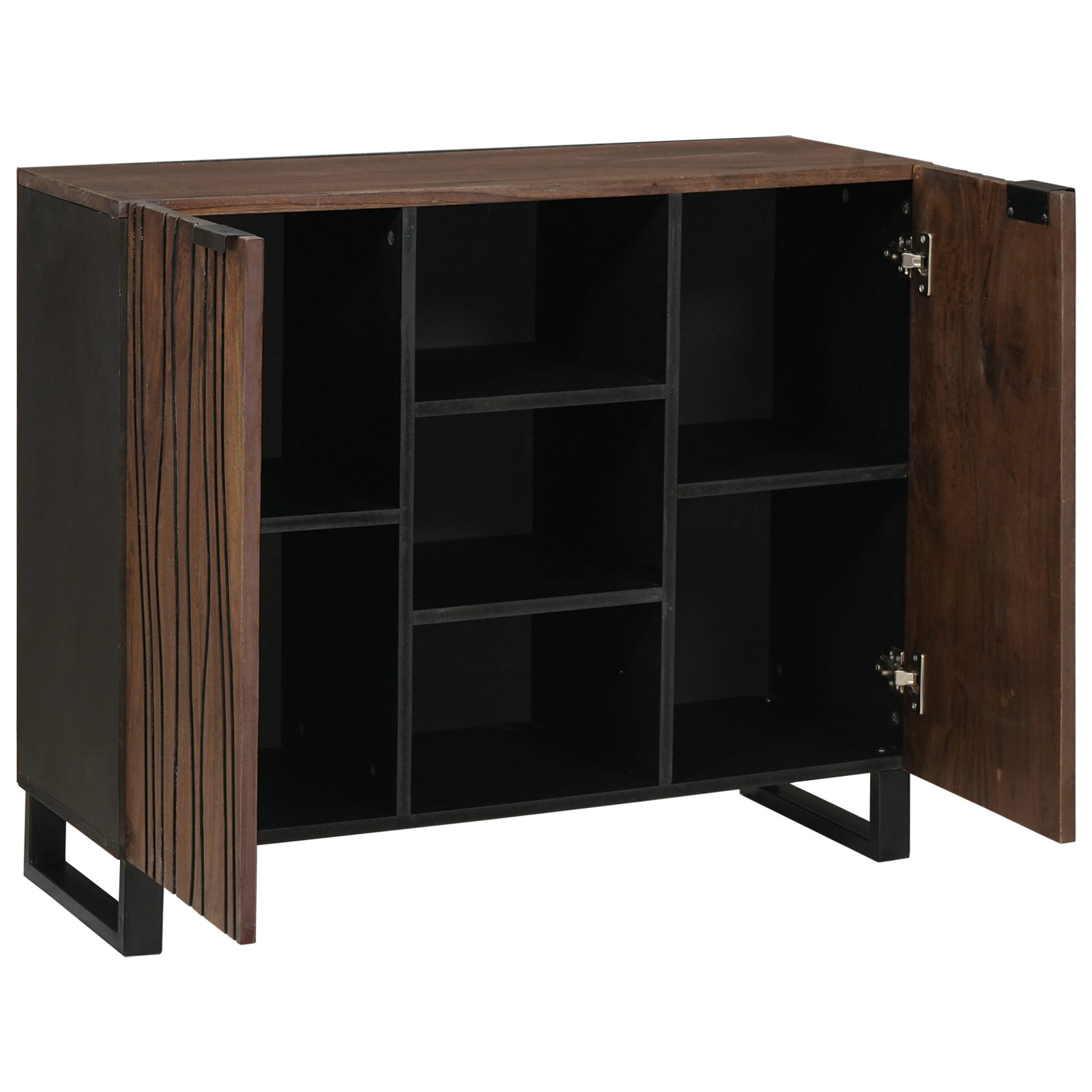 Sideboard 90x33.5x75 cm Solid Wood Mango - Image 2