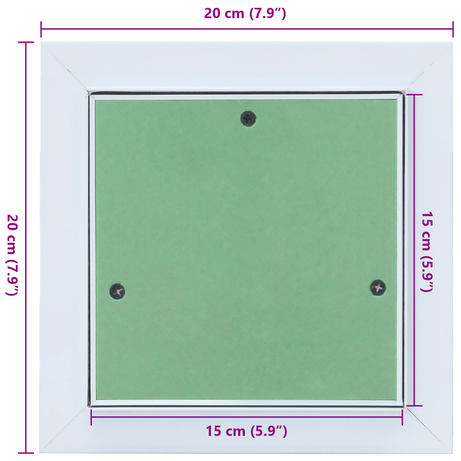 Access Panel with Aluminum Frame and Plasterboard 150x150 mm - Image 10