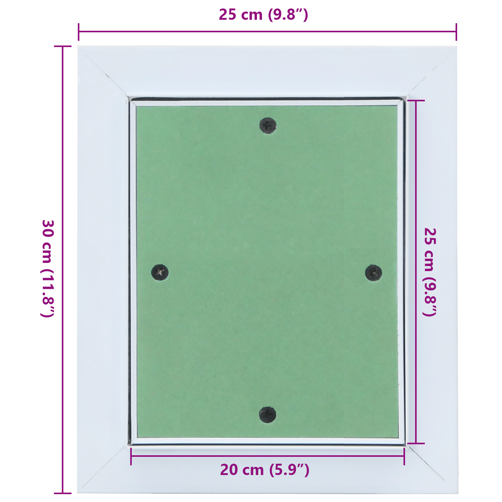 Access Panel with Aluminum Frame and Plasterboard 200x250 mm - Image 10