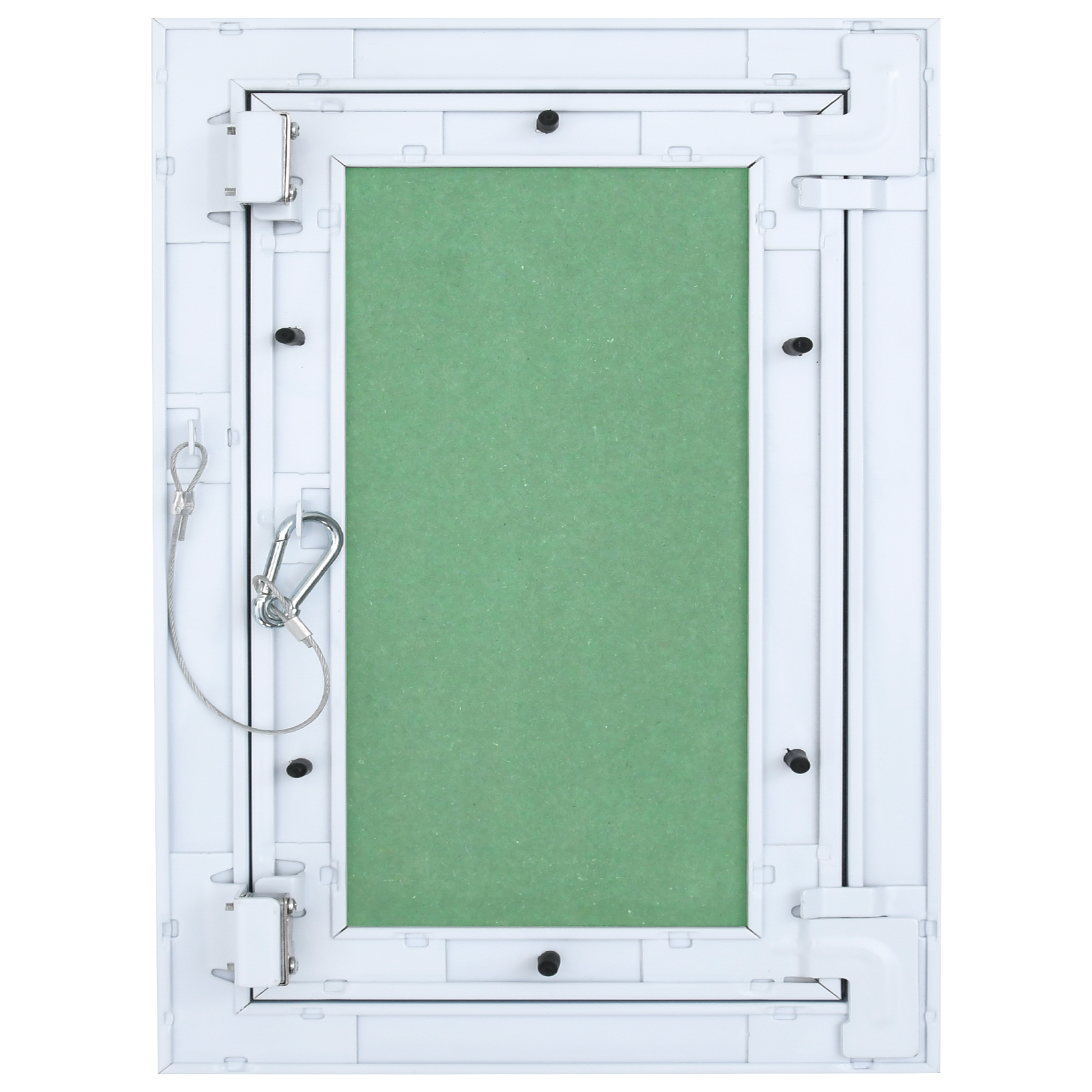 Access Panel Green, Silver Aluminium, Plaster 350 x 250 x 12.5 mm - Image 4