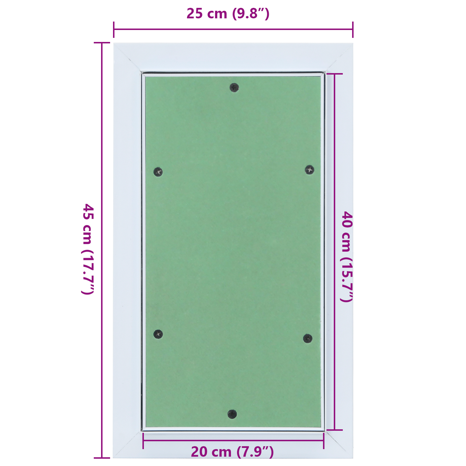 Access Panel with Aluminum Frame and Drywall 200x400 mm - Image 10