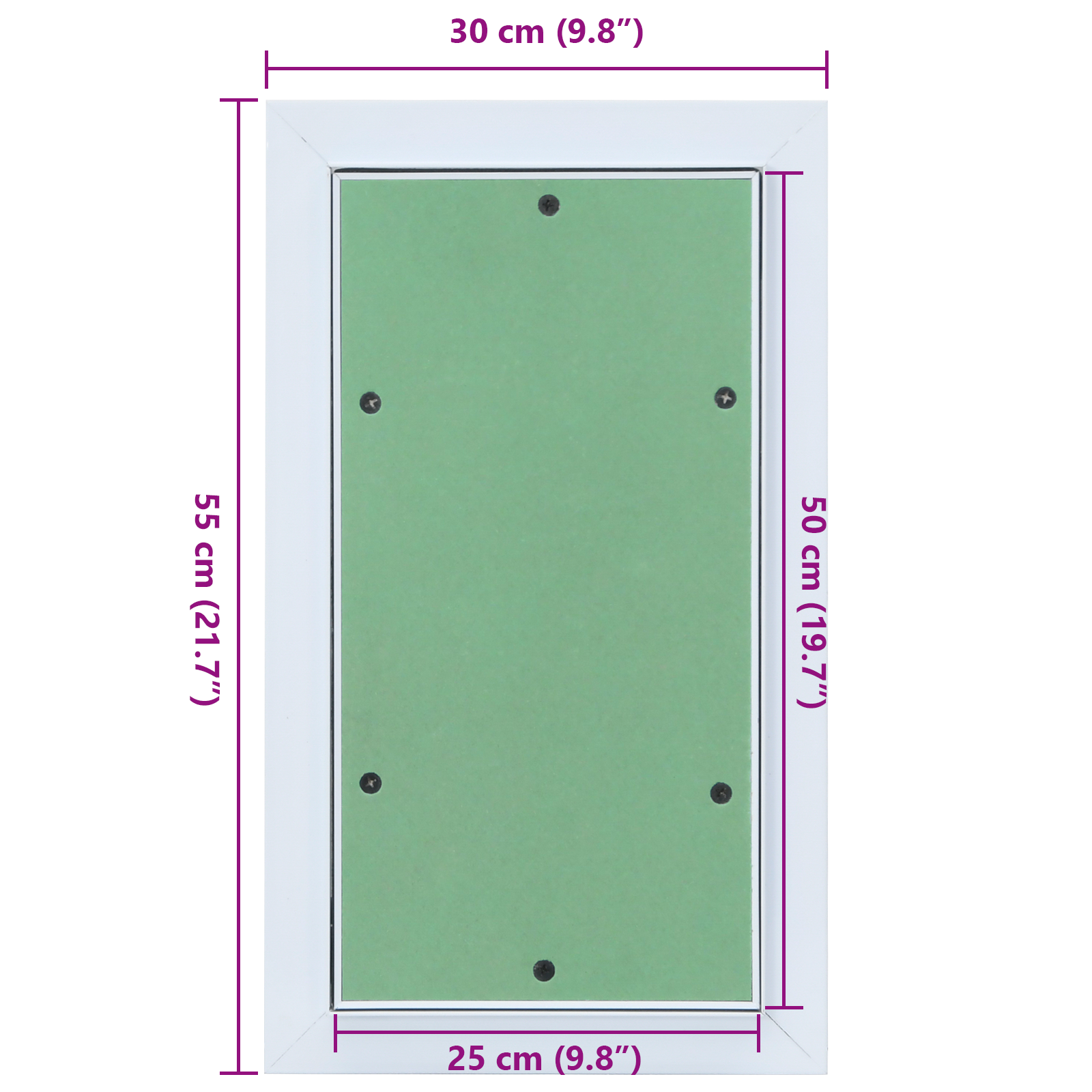 Access Panel with Aluminum Frame and Plasterboard 250x500 mm - Image 10