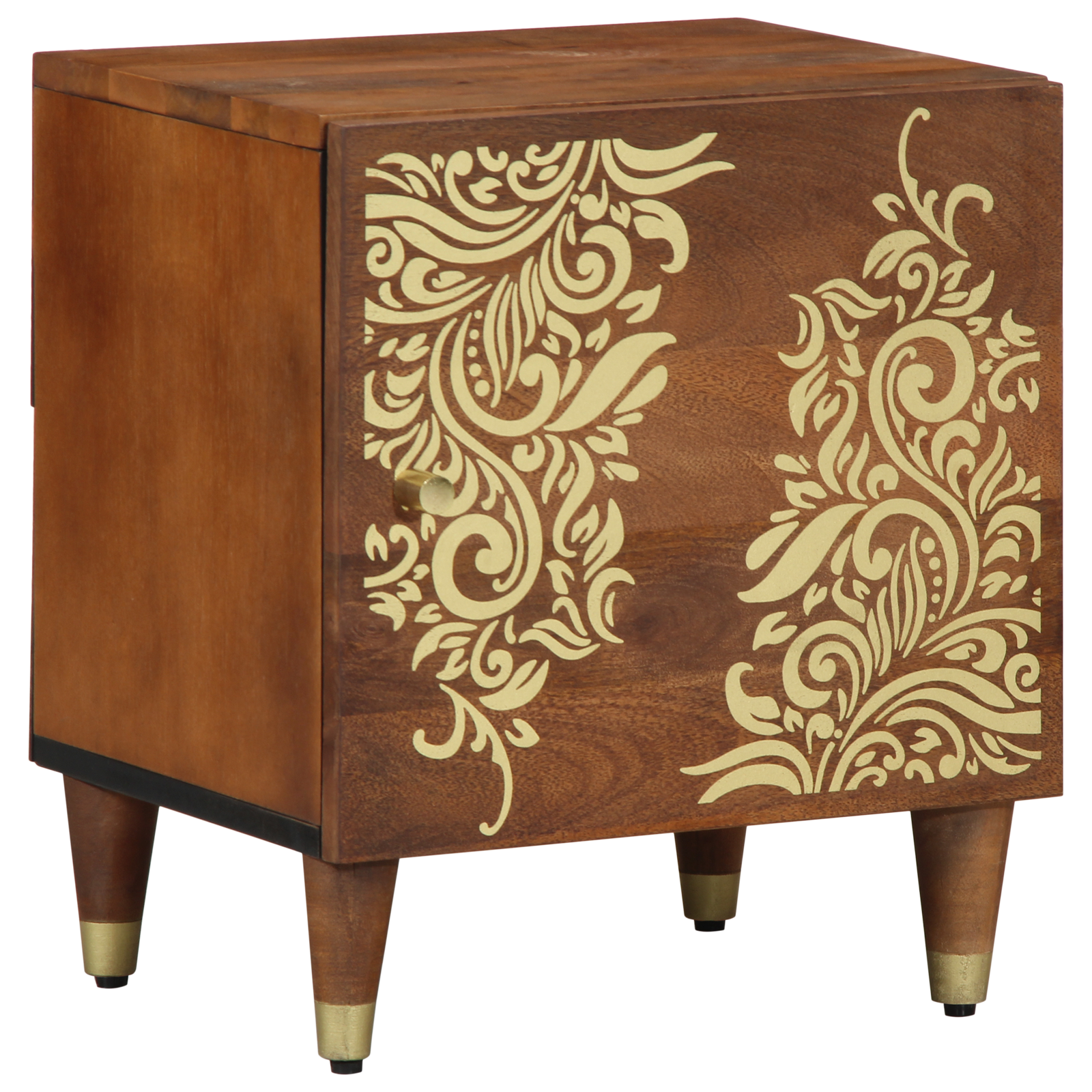 Bedside Cabinets 2 pcs 40x33x46 cm Solid Wood Mango - Image 2