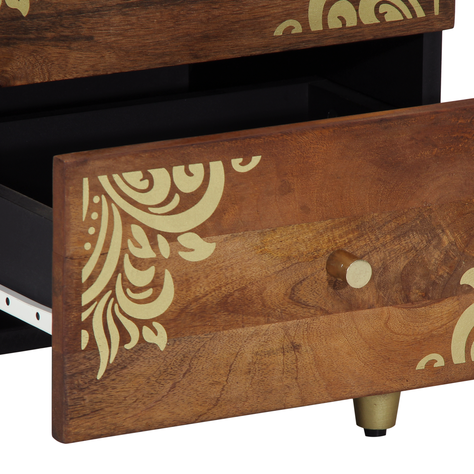 Bedside Cabinet 40x33x46 cm Solid Wood Mango - Image 7