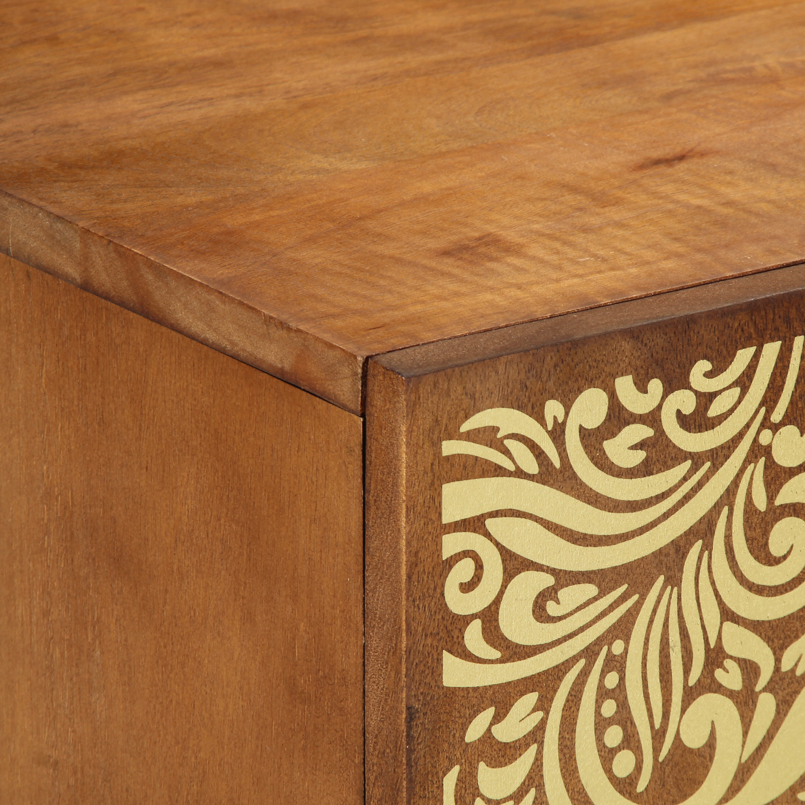 TV Cabinet 105x33x46 cm Solid Wood Mango - Image 6