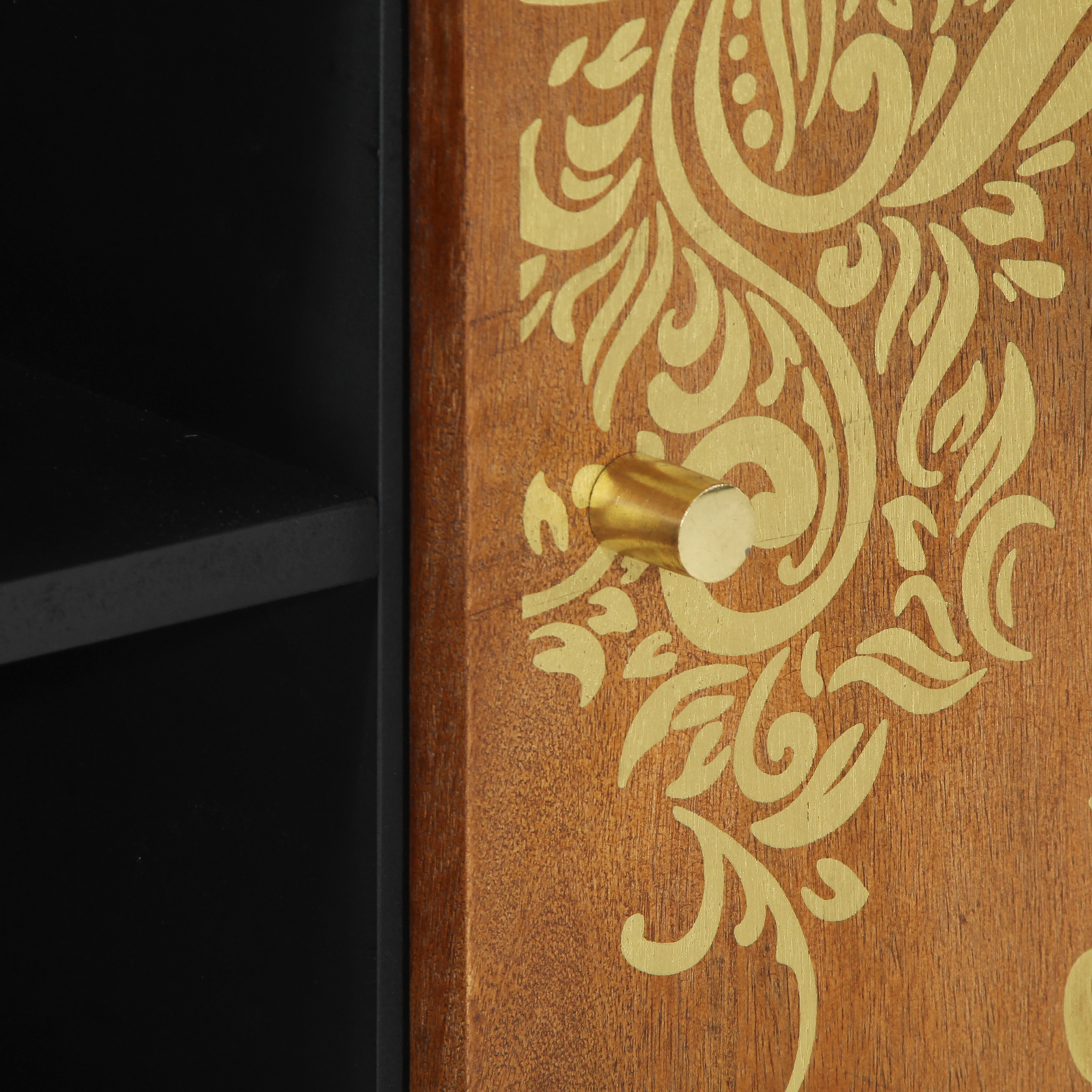 TV Cabinet 105x33x46 cm Solid Wood Mango - Image 7