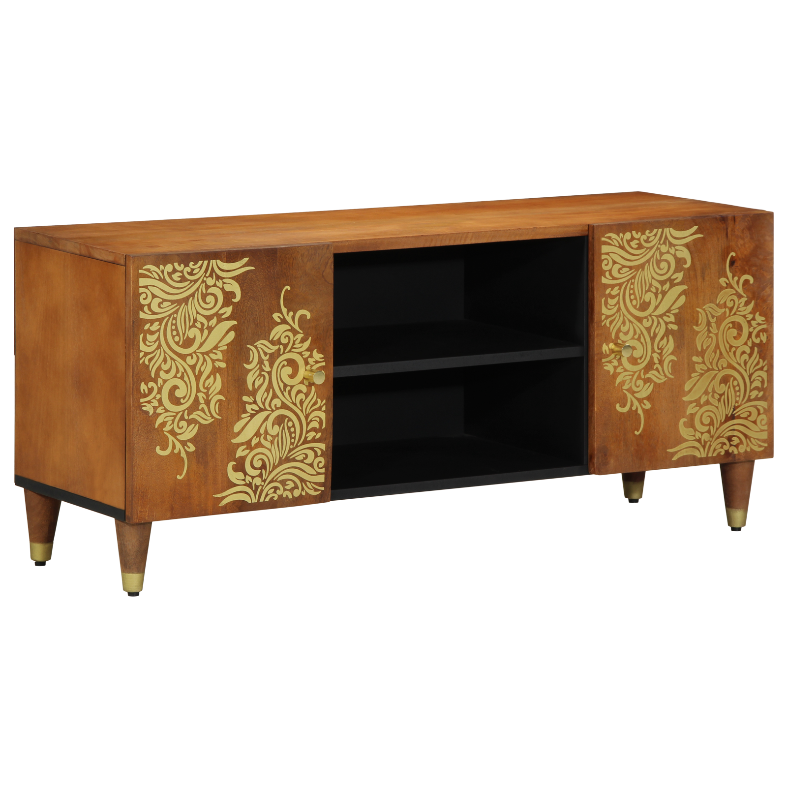 TV Cabinet 105x33x46 cm Solid Wood Mango