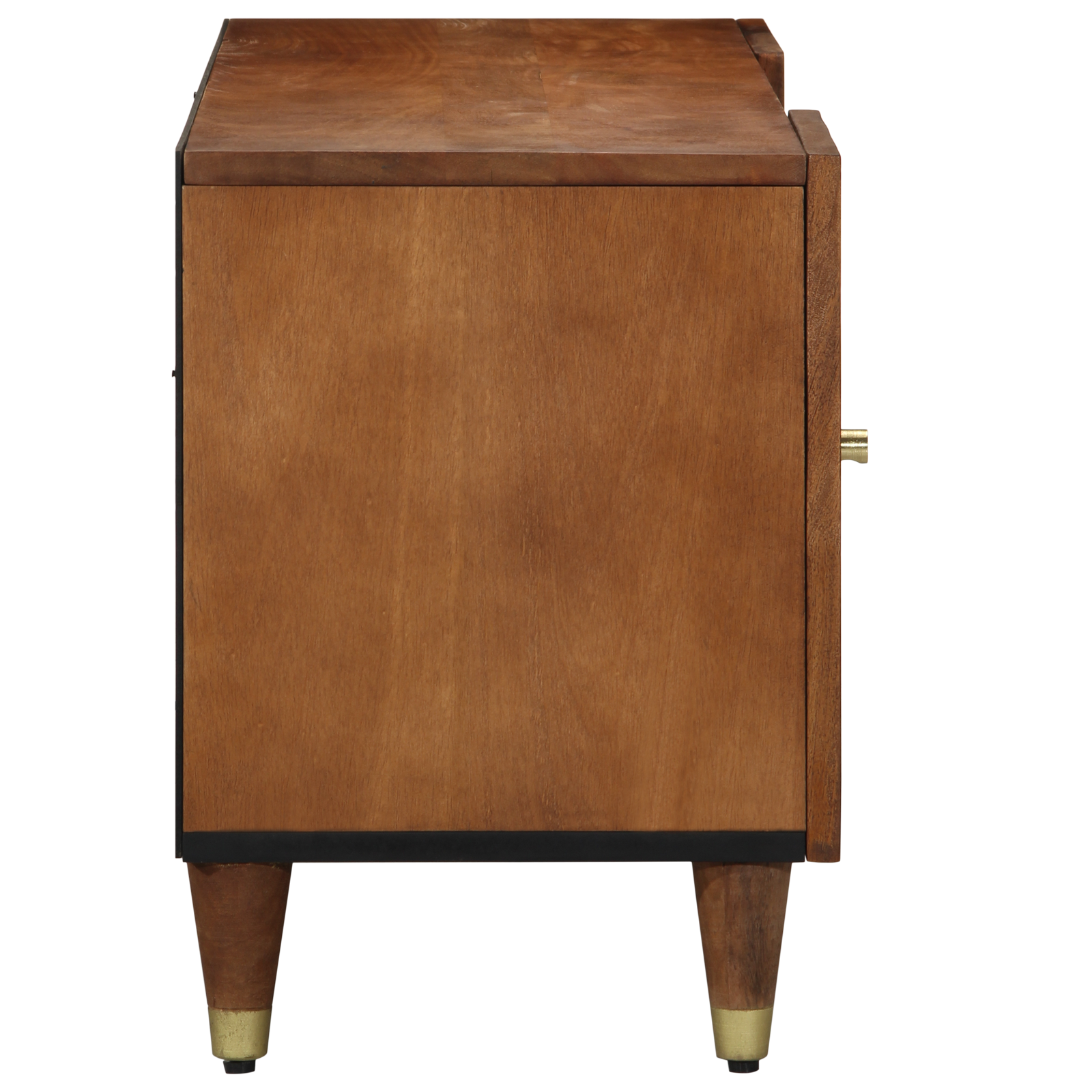 TV Cabinet 105x33x46 cm Solid Wood Mango - Image 4