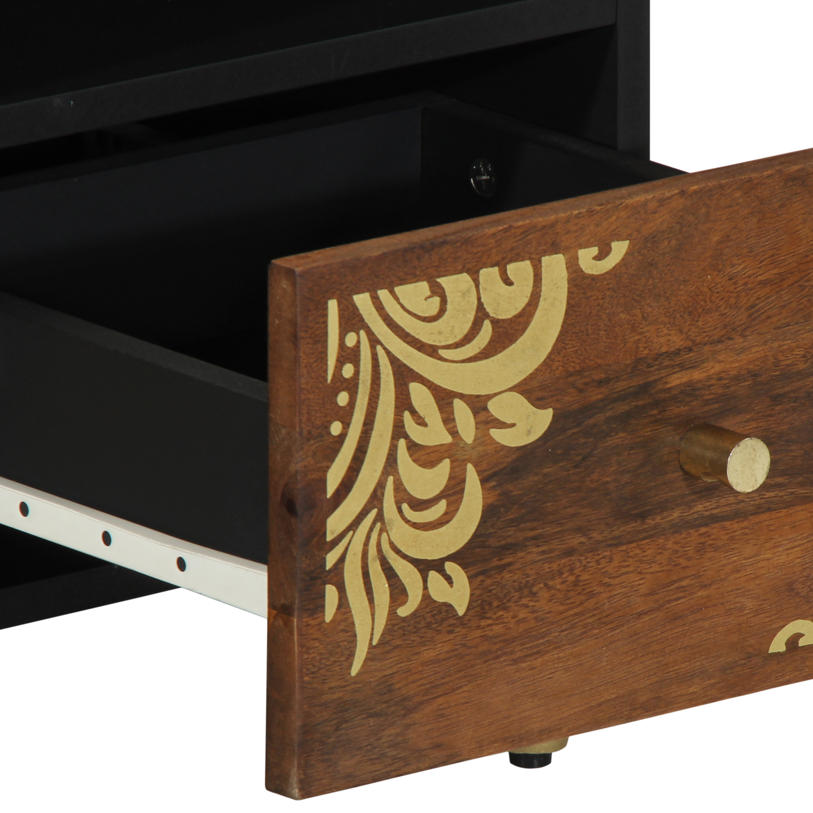 TV Cabinet 70x33x46 cm Solid Wood Mango - Image 7