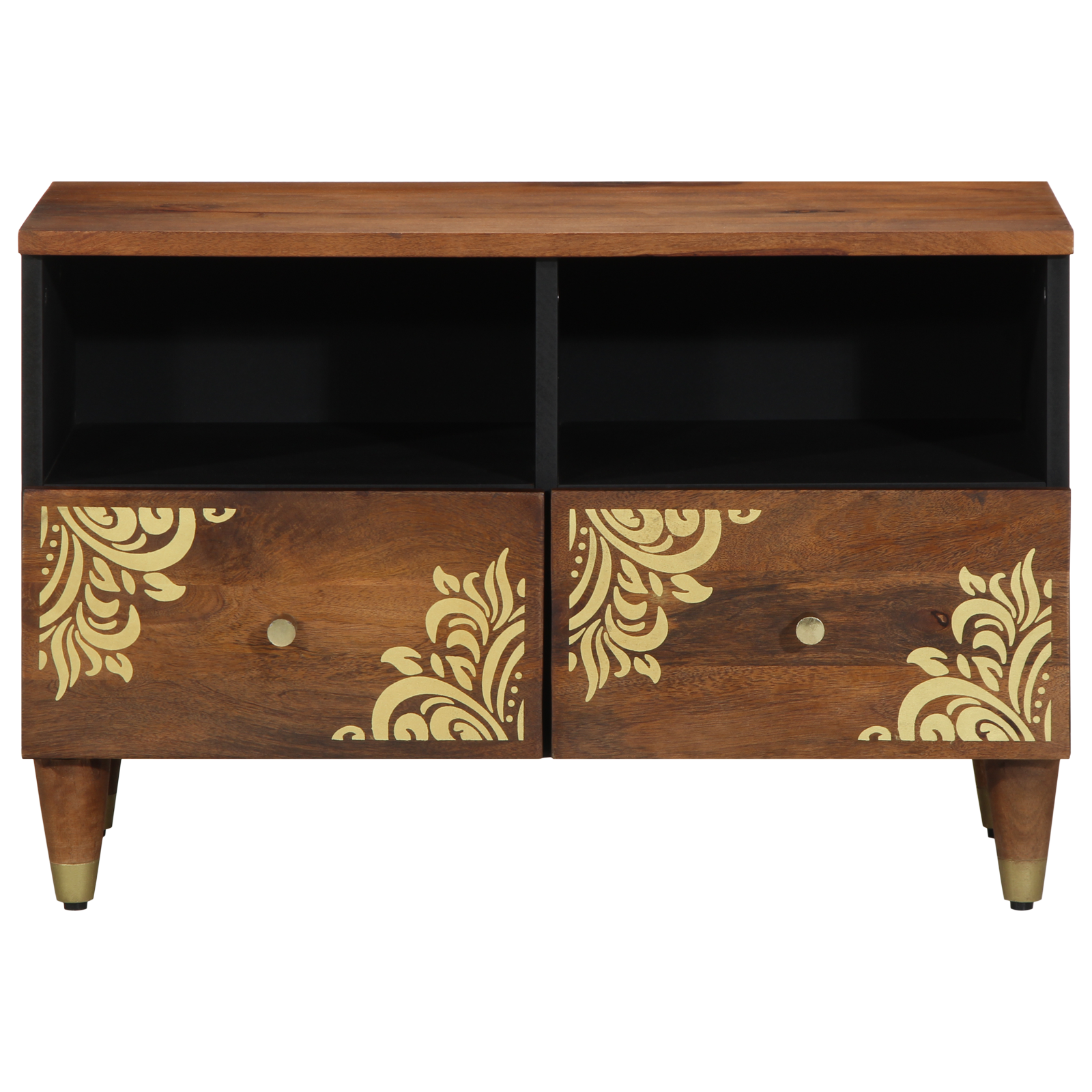 TV Cabinet 70x33x46 cm Solid Wood Mango - Image 3