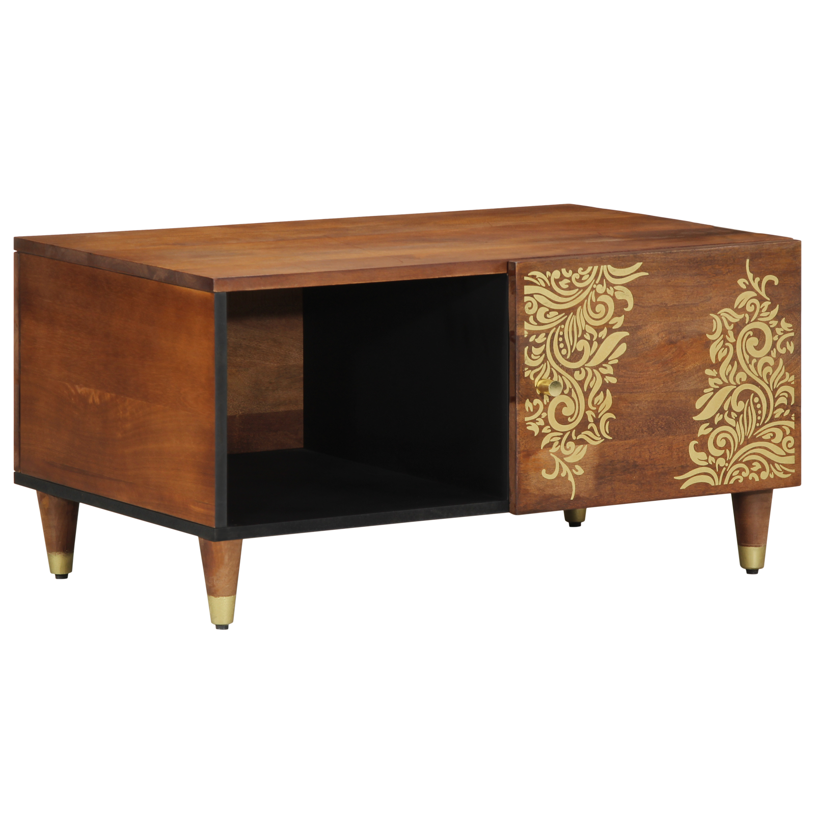 Coffee Table 80x50x40 cm Solid Wood Mango