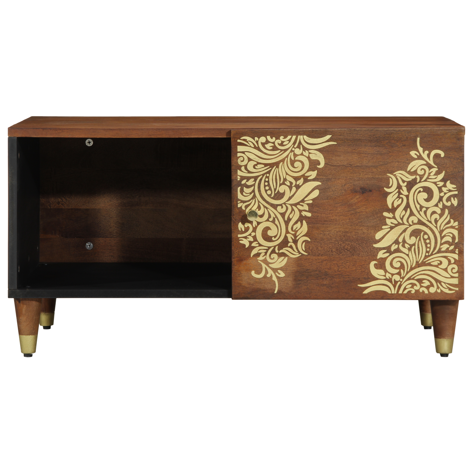 Coffee Table 80x50x40 cm Solid Wood Mango - Image 3