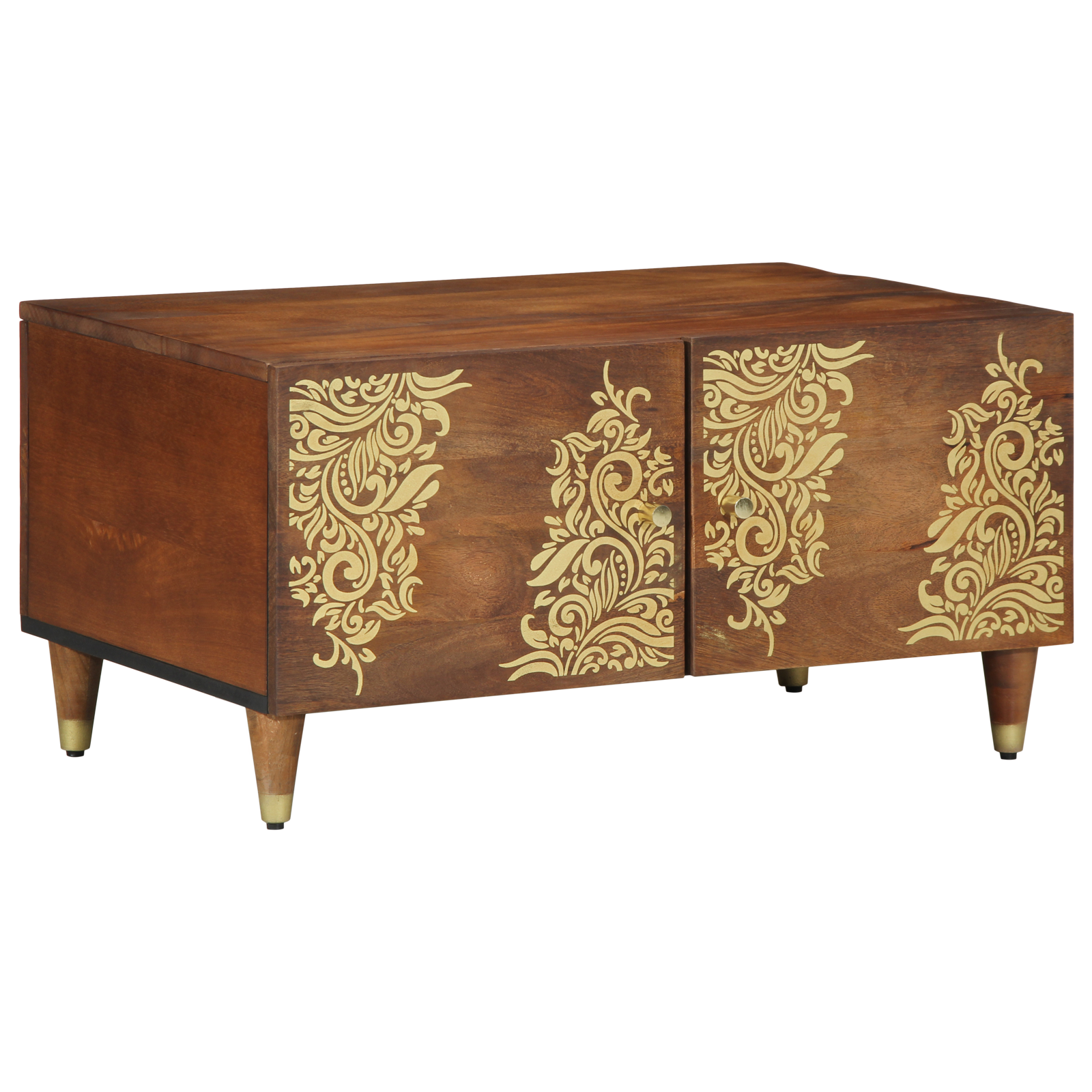 Salontafel 80x50x40 cm Massief Mangohout