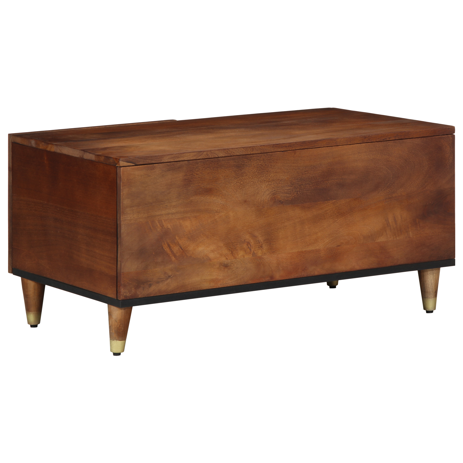 Coffee Table 80x50x40 cm Solid Wood Mango - Image 5
