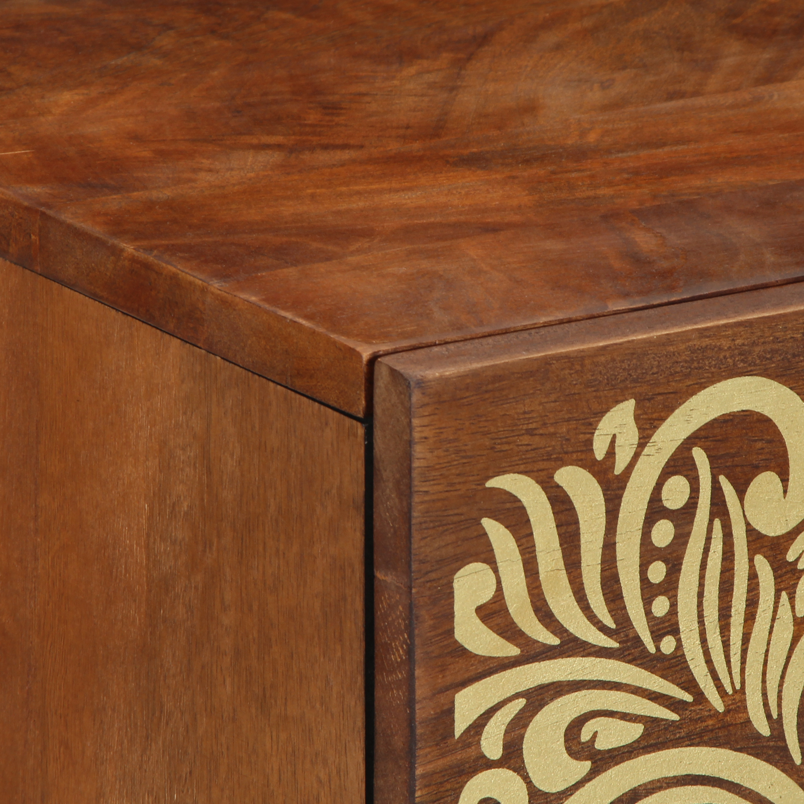 Bedside Table Honey brown Solid wood 50 x 33 x 60 cm Durable - Image 6