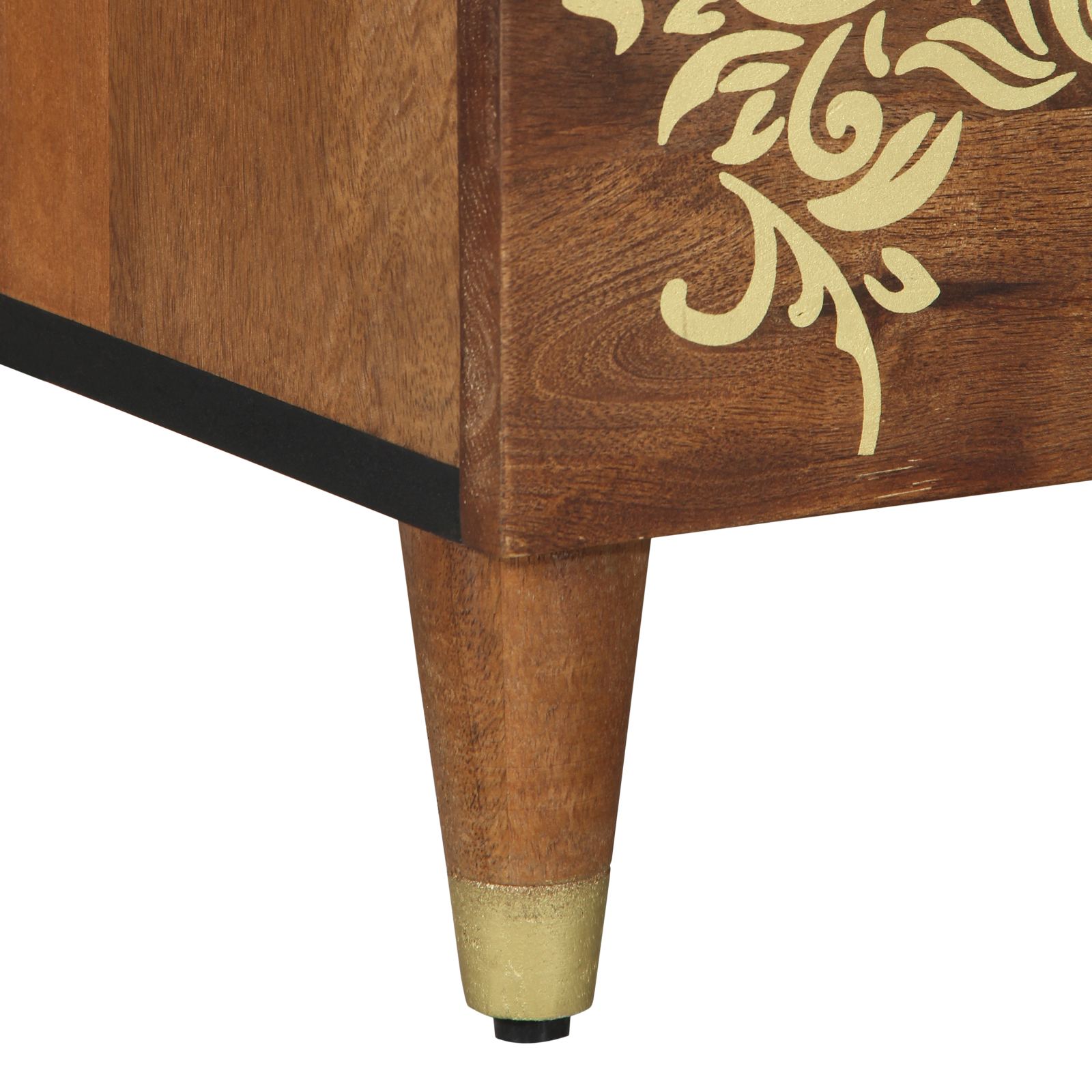 Bedside Table Honey brown Solid wood 50 x 33 x 60 cm Durable - Image 8