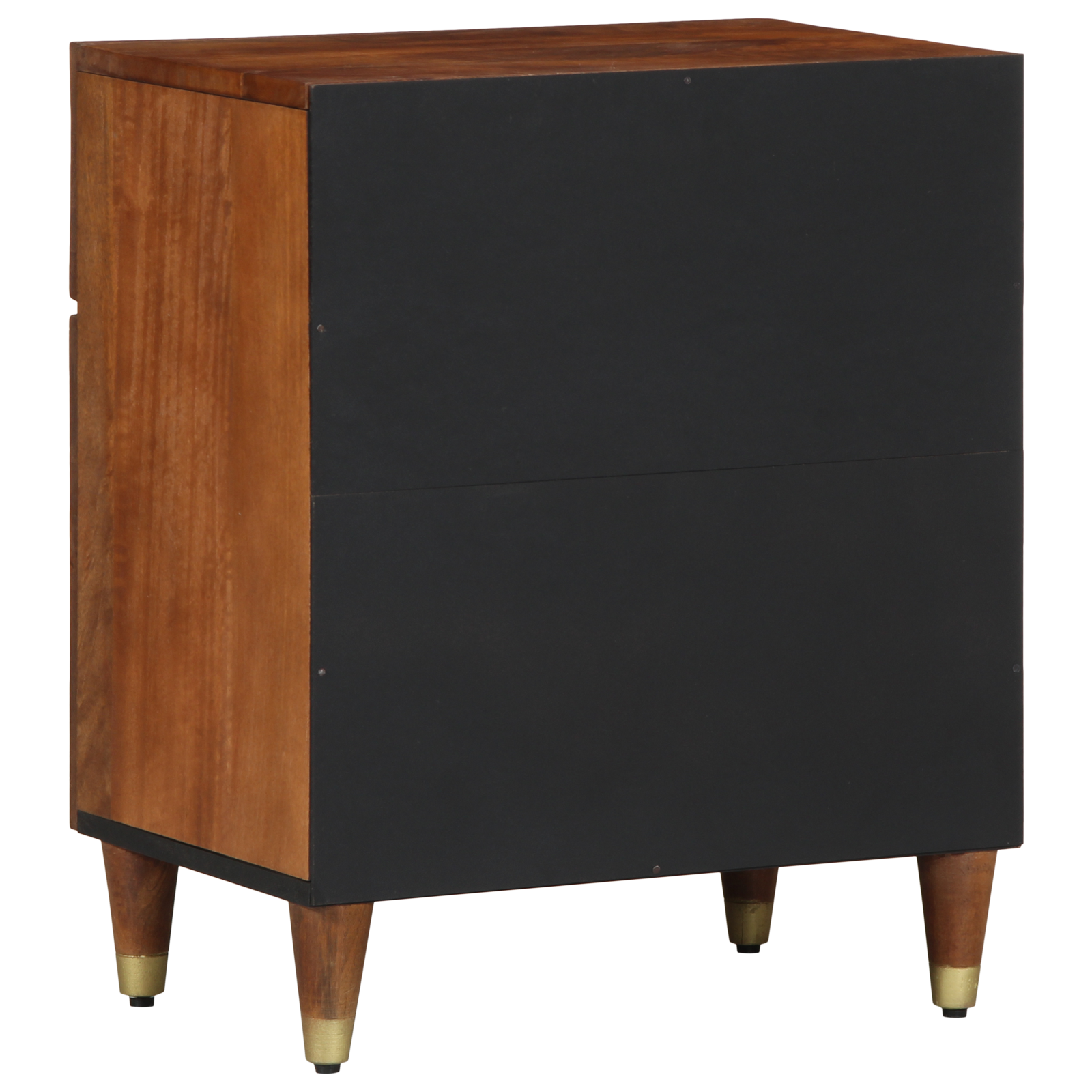 Bedside Table Honey brown Solid wood 50 x 33 x 60 cm Durable - Image 5