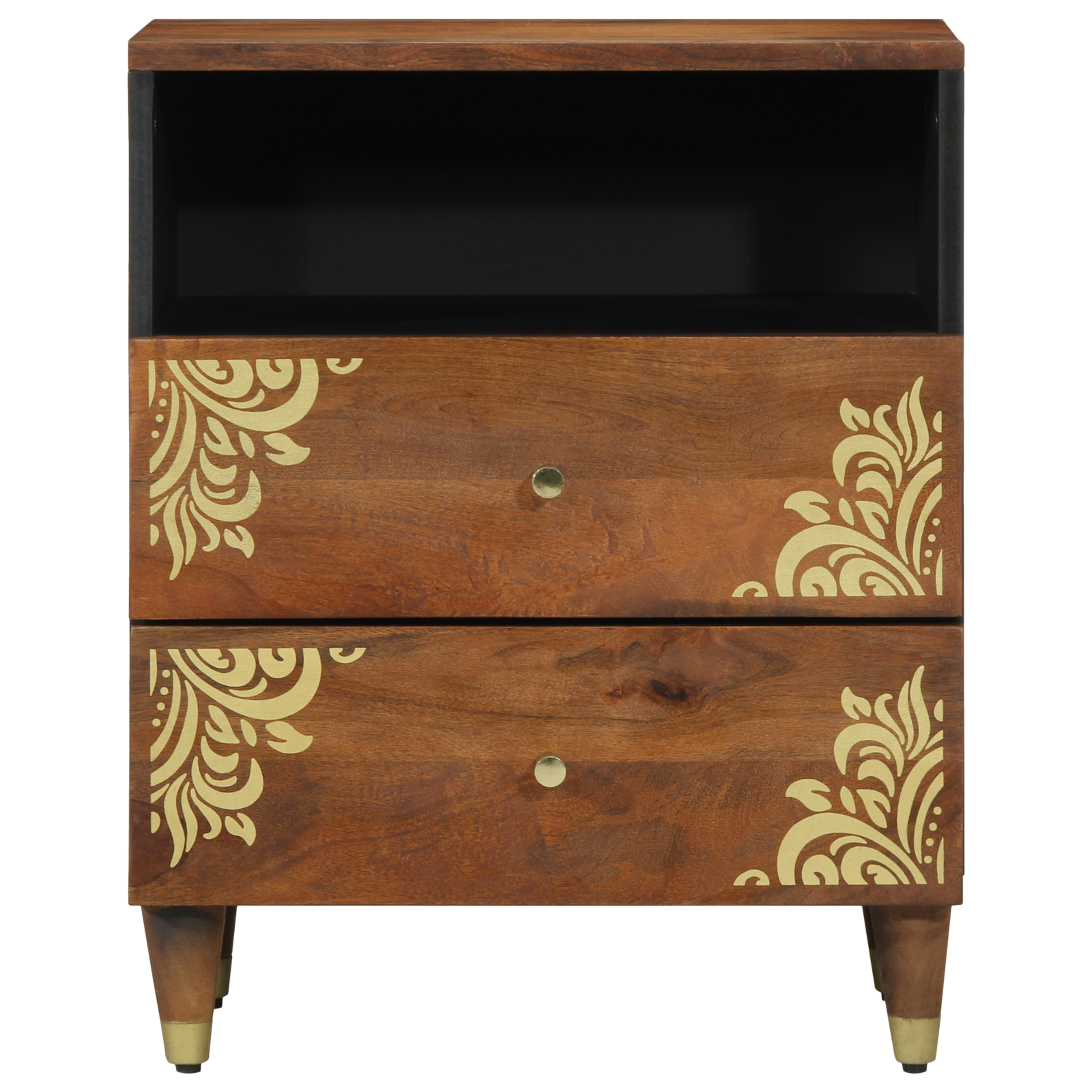 Bedside Cabinet 50x33x60 cm Solid Wood Mango - Image 3