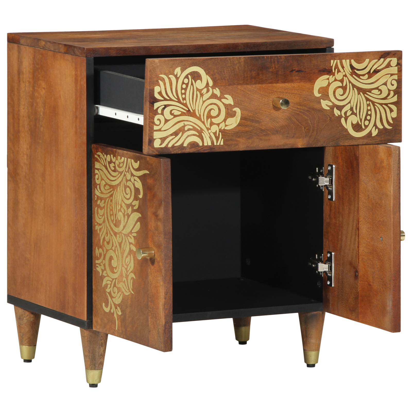 Bedside Cabinet 50x33x60 cm Solid Wood Mango - Image 2