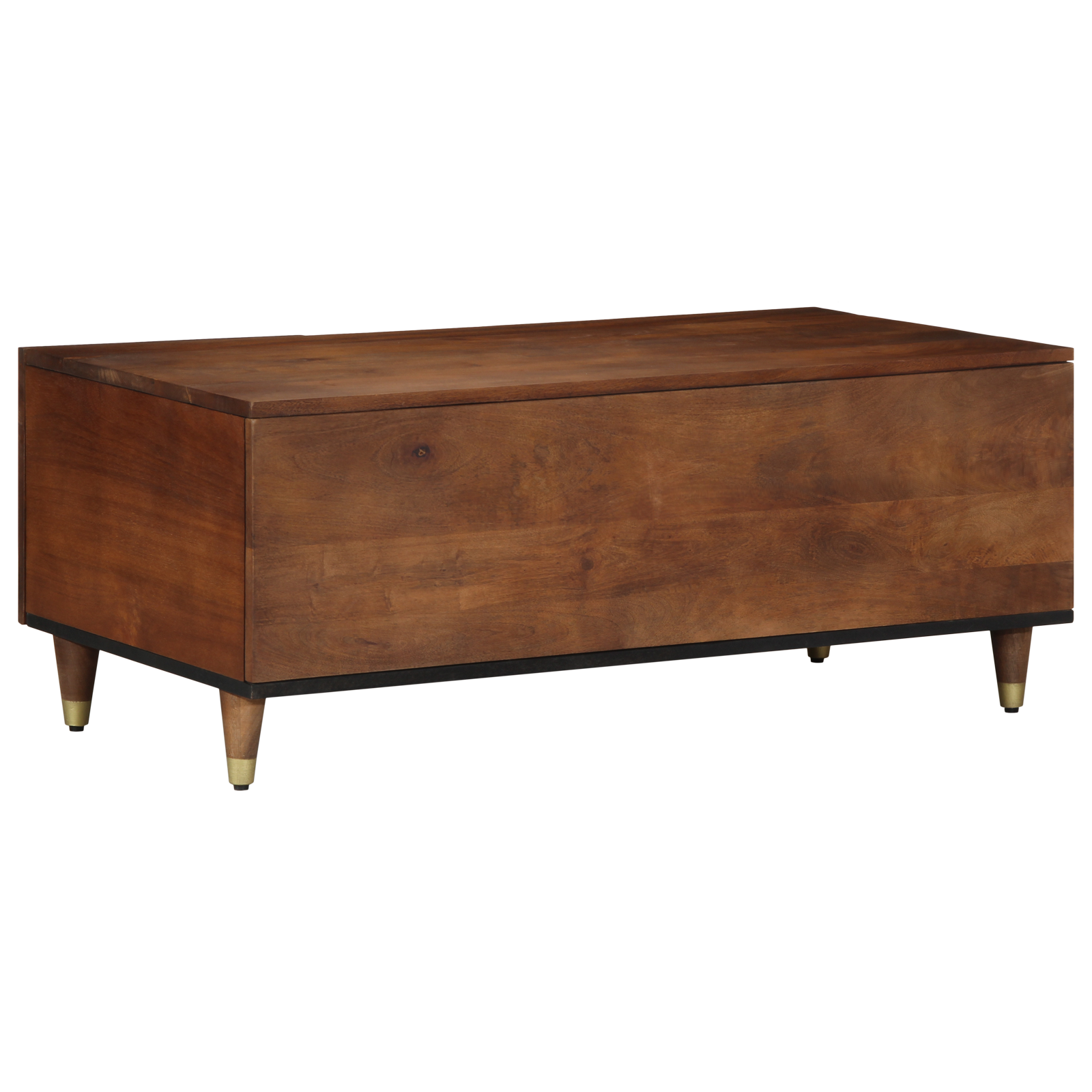 Coffee Table 100x54x40 cm Solid Wood Mango - Image 5