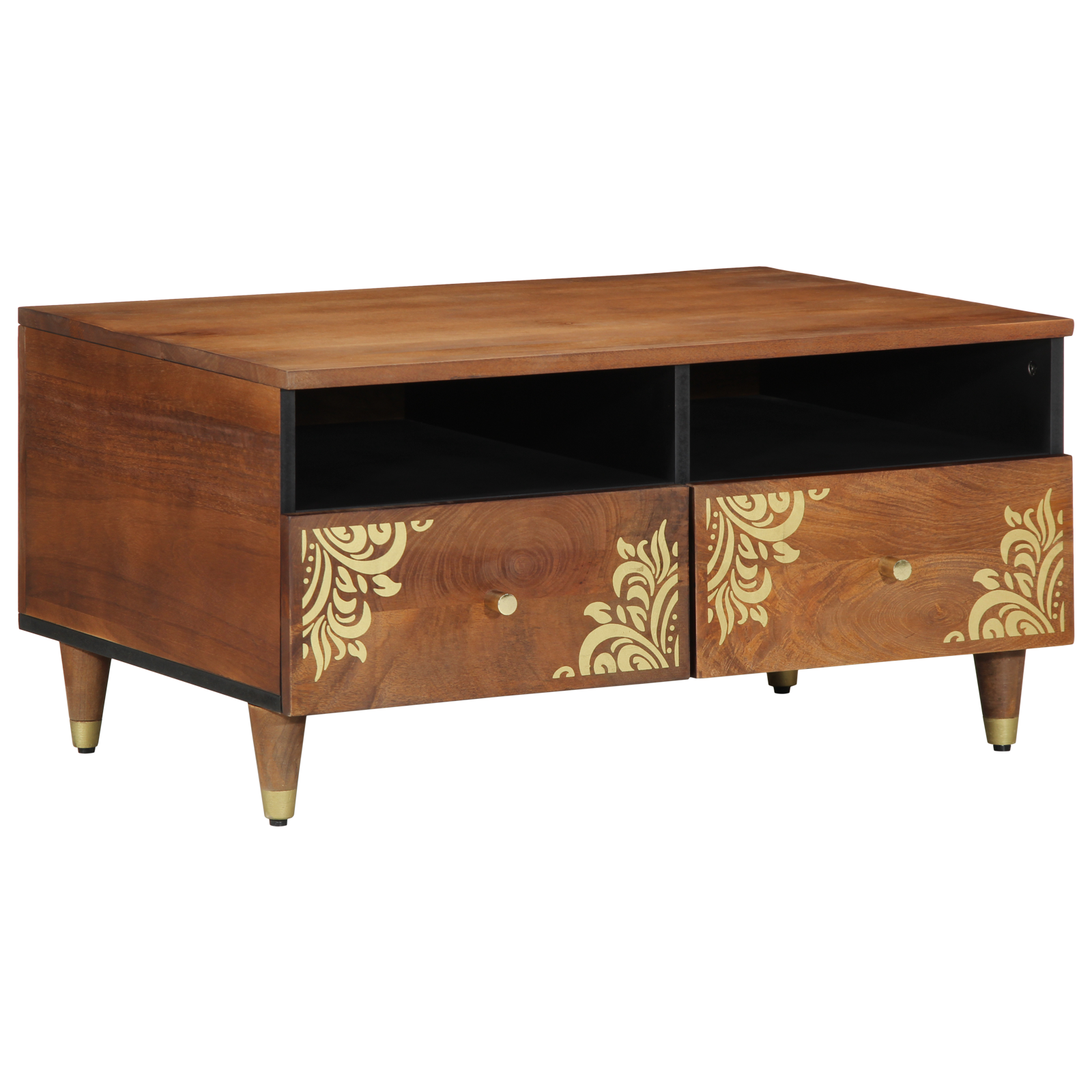 Salontafel 80x54x40 cm Massief Mango Hout