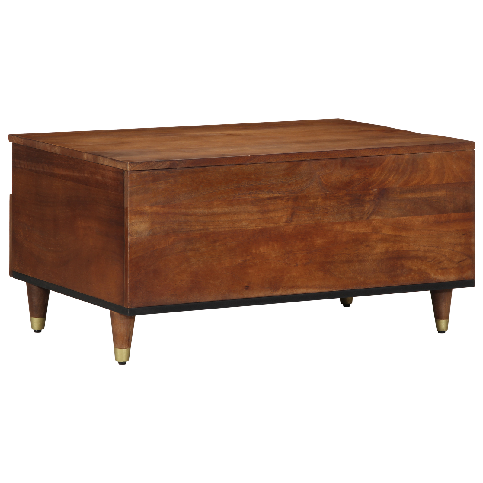 Coffee Table 80x54x40 cm Solid Wood Mango - Image 5