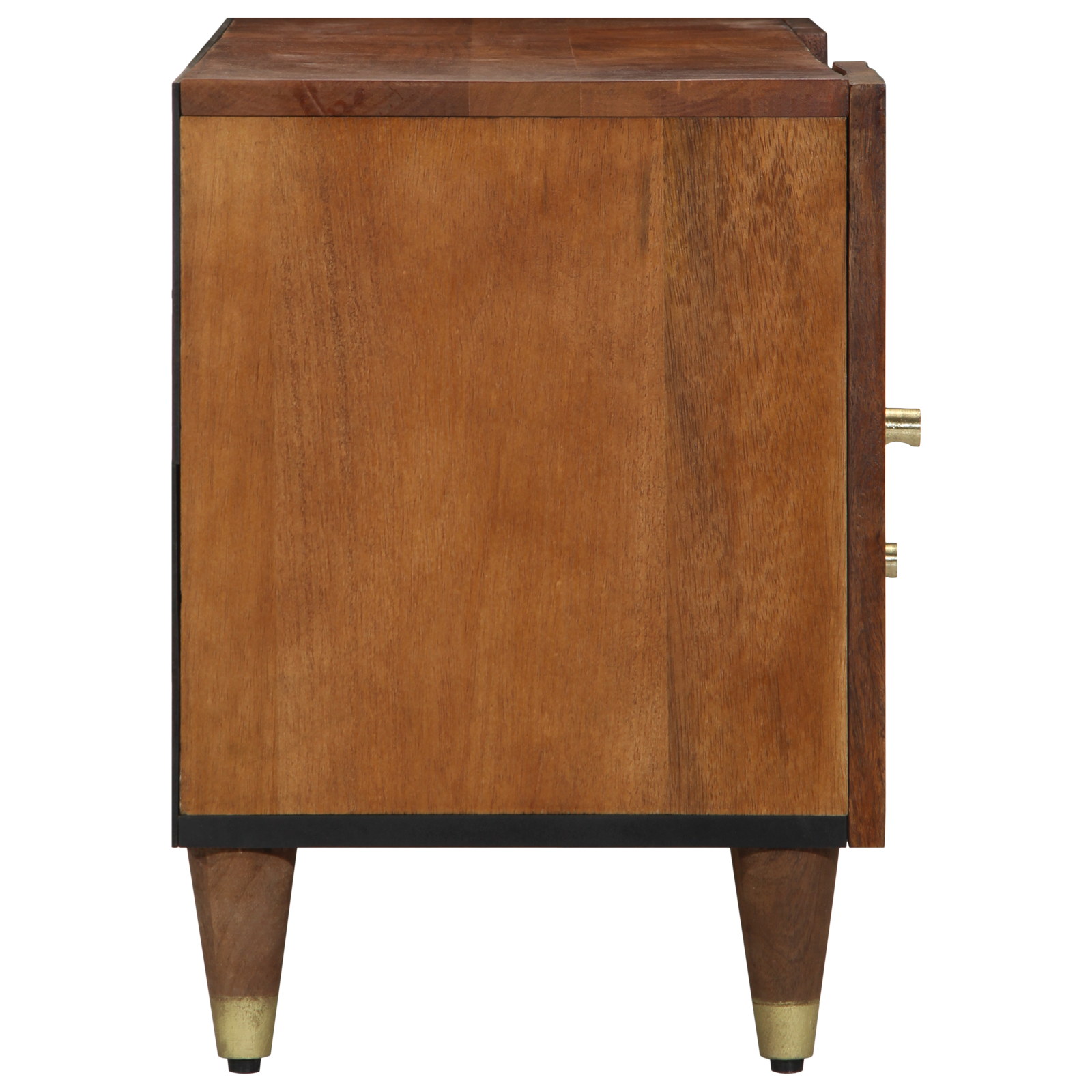 TV Cabinet 105x33x46 cm Solid Wood Mango - Image 4